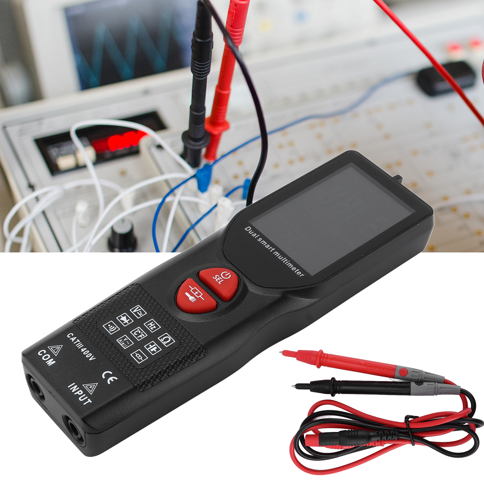 Uyigao Ua6 Vollautomatischer, Berührungsloser Digitaler Induktiver Wanddetektor Mit Intelligentem Multimeter 400 V/400 A
