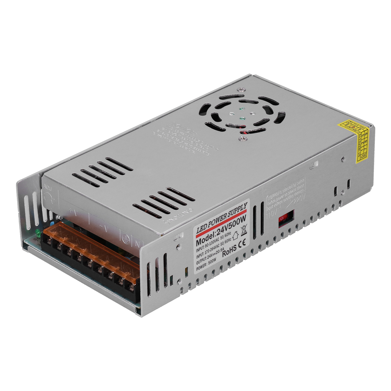 Yy-500-24 Schaltnetzteil 90-264v Auf 24v, Geregeltes Dc-schaltnetzteil 24v 20,9a 500w.