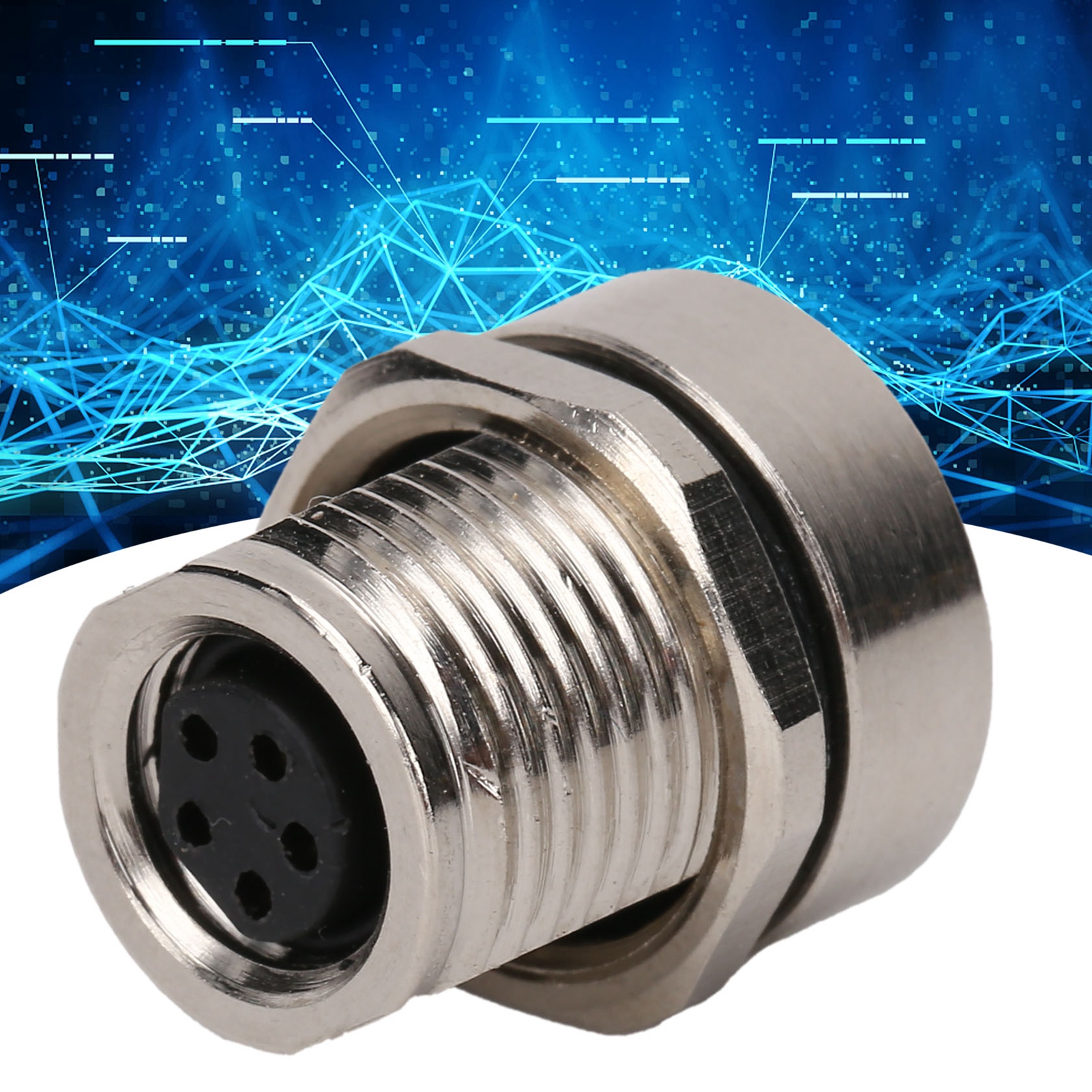 M8-f-s5-rückbuchse Mit Wasserdichtem M8-stecker