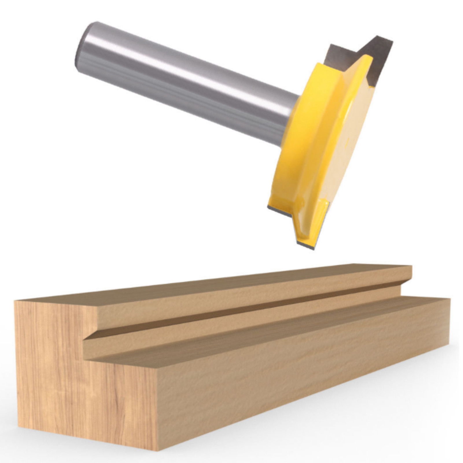 1/2-zoll-schaft-holzfräser, Schnitzfräser, Schubladenriegelfräser, Schubladenfräser, Premium-zapfenfräser Für Schubladenfronten 1/2 X 50,8 Mm