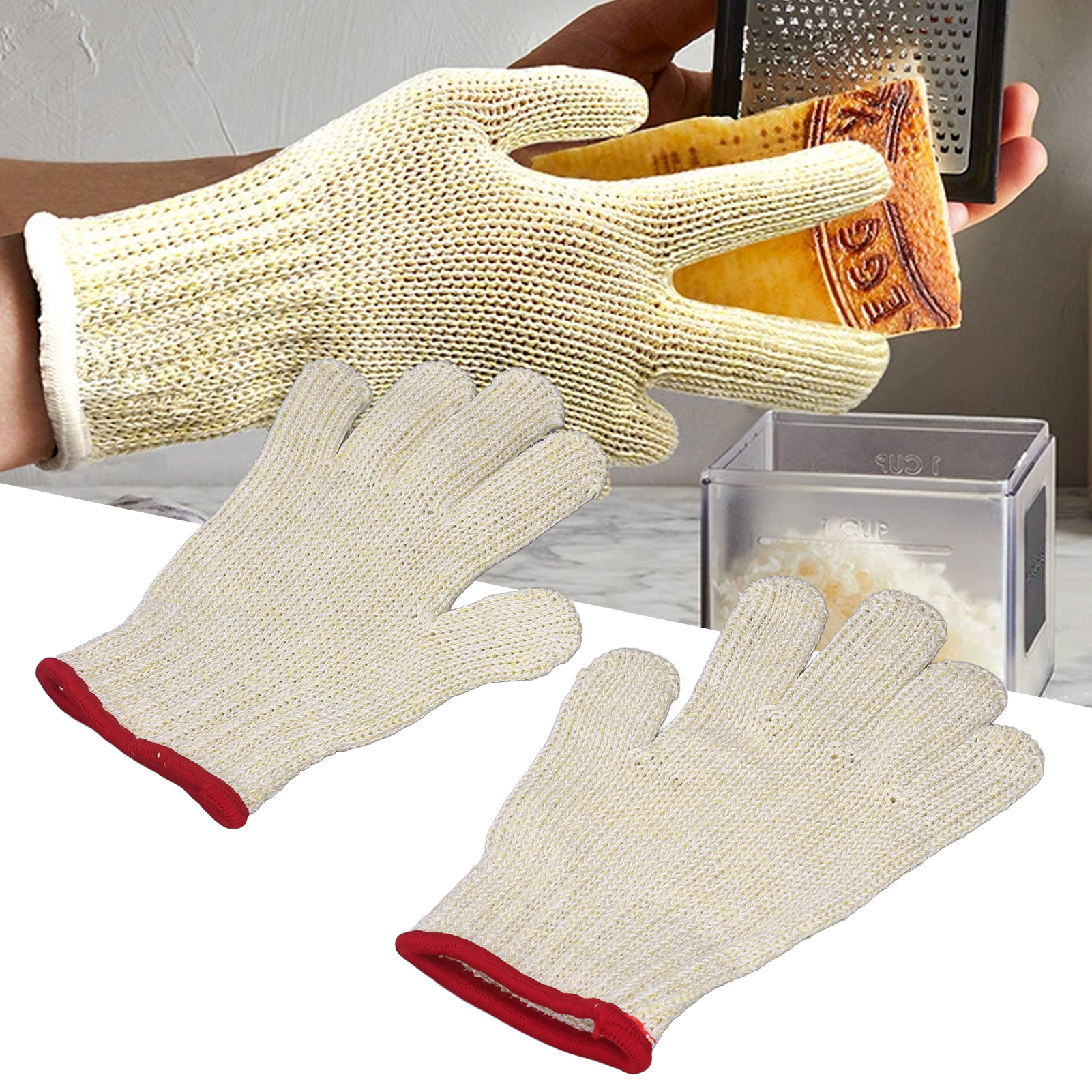 Schnittfeste Handschuhe Für Mandolinenhobel, Lebensmittelecht, Schutzklasse A8, Größe Xl