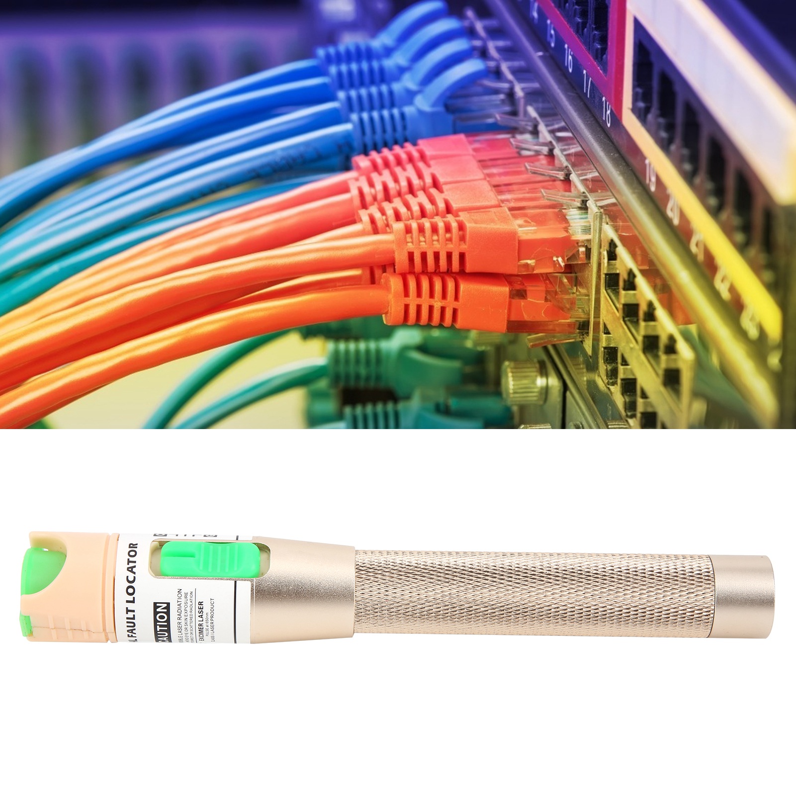 Aua-20 Visueller Fehlerdetektor (stiftform), Rotlichtstift, Rotlichtquelle, Glasfaser-teststift, 5 Km Reichweite
