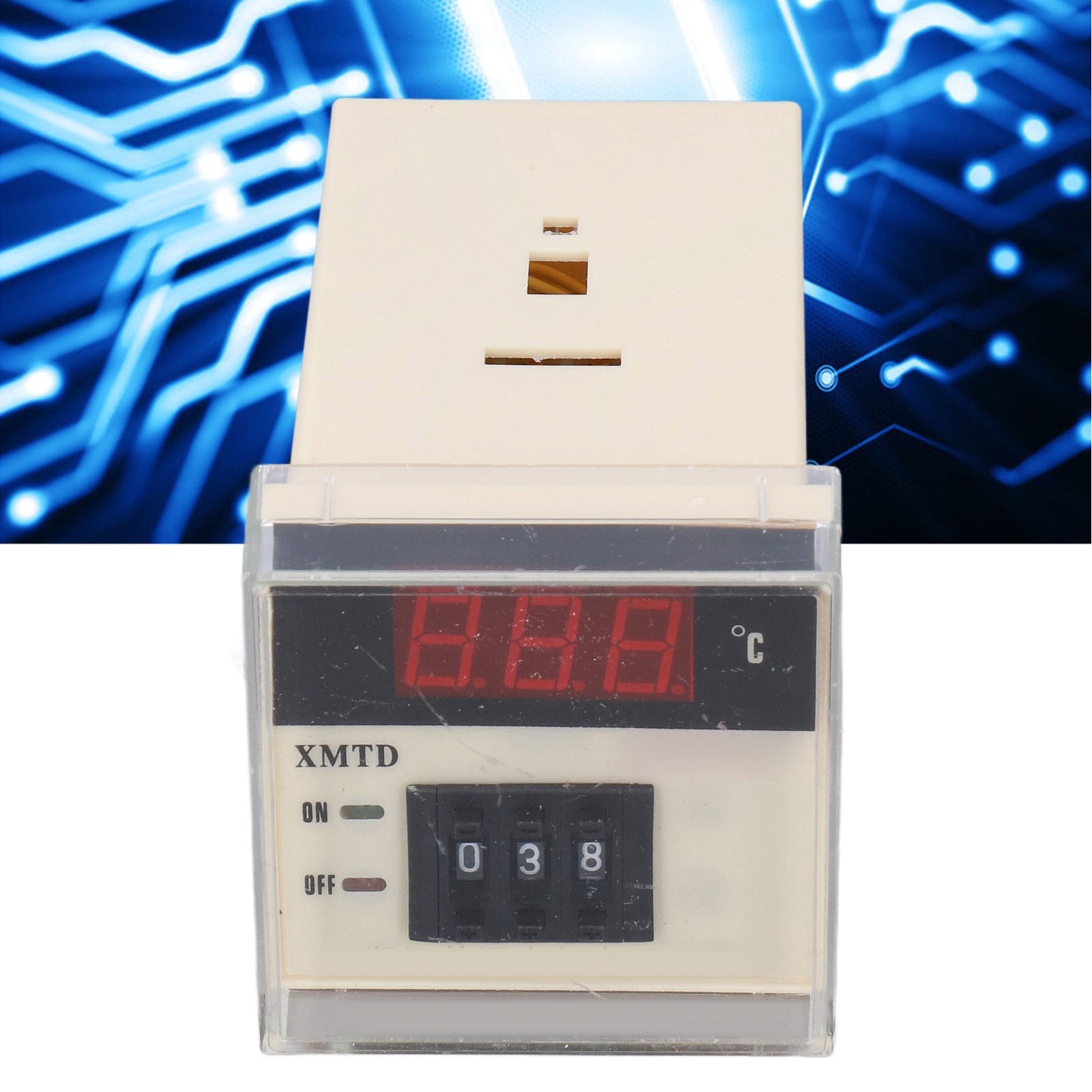 Xmtd-2001 Digitaler Temperaturregler Vom Typ K 0-999℃, Einstellbares Temperaturmessgerät.