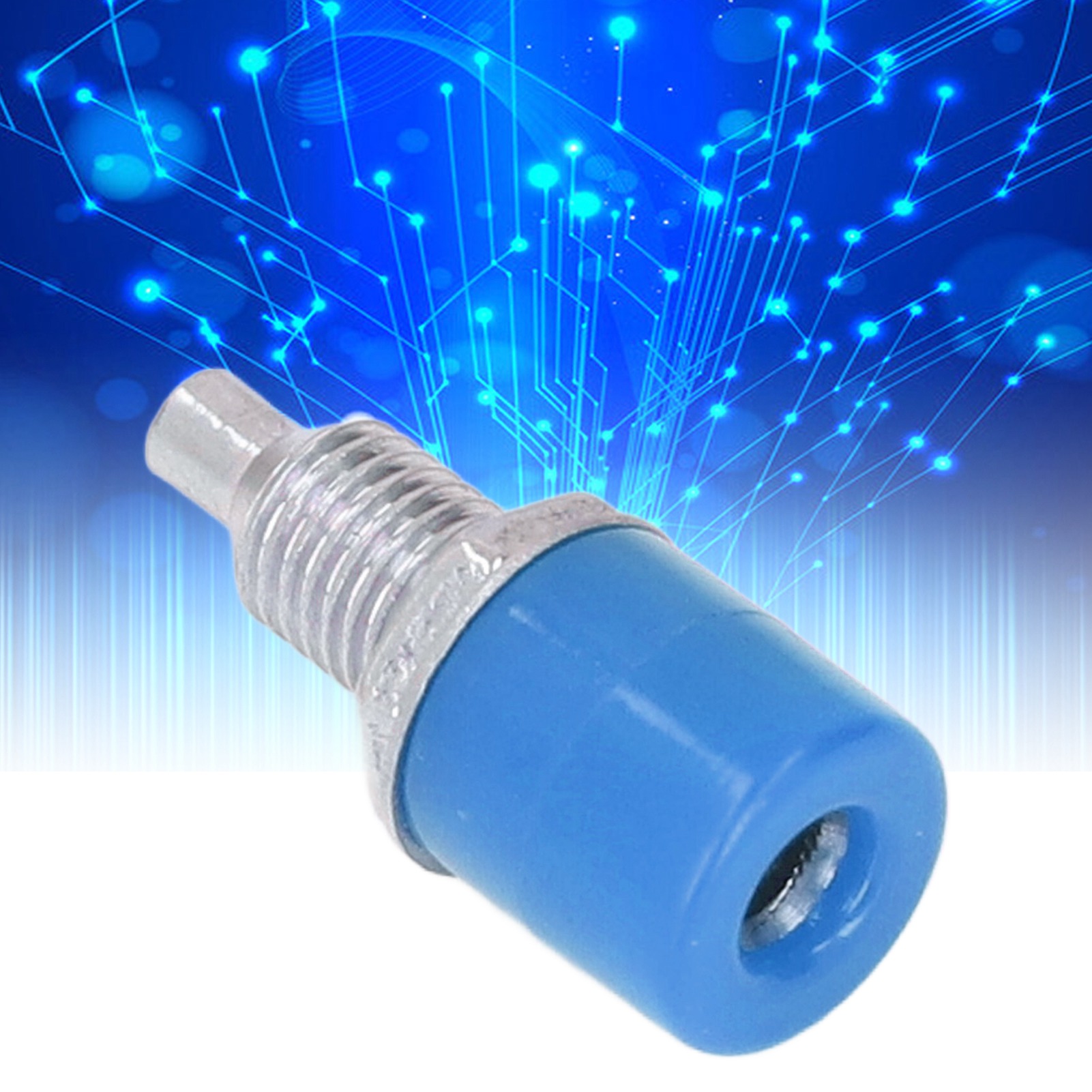 4 Mm Bananenstecker, M6 Reinkupfer-klemmenblock, 4 Mm Erdungsklemmenblock, Panelstecker, Blau.