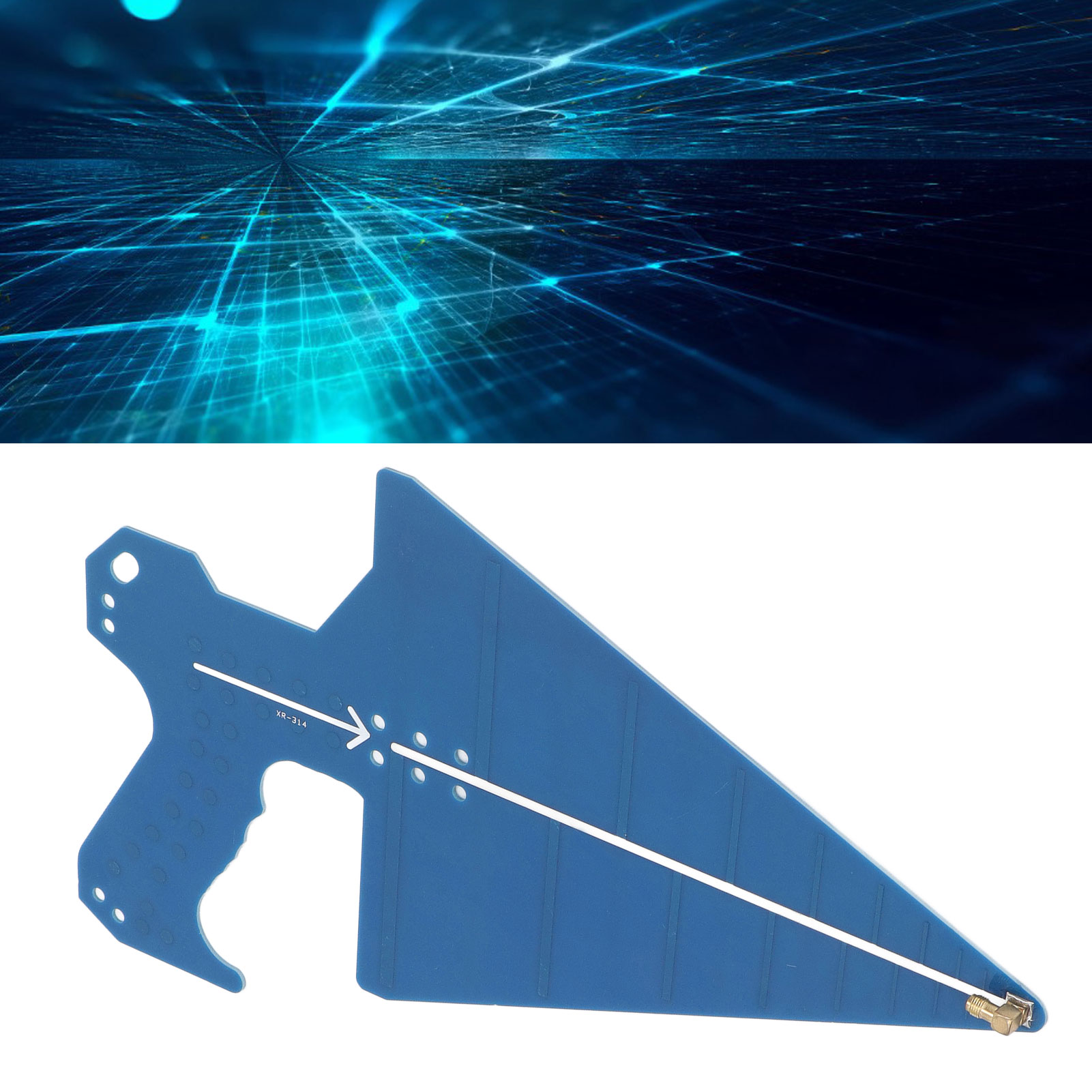Xr-314 0,6–10 Ghz Logarithmisch-periodische Antenne: Spektrumanalysator, Signalanalyse, Funkpeilantenne, Emv-ortungsanalyse