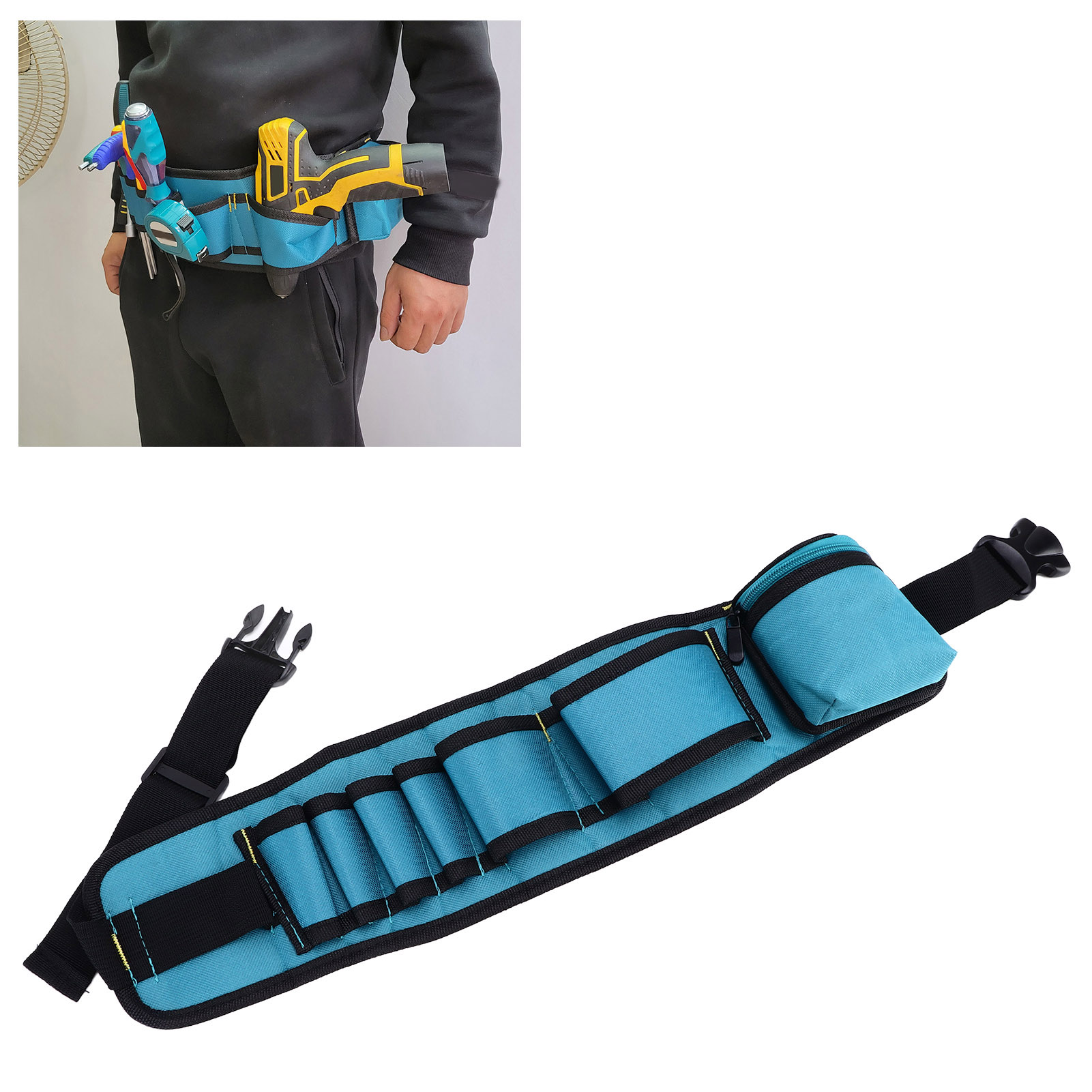 Werkzeugtasche Für Elektriker, Robuste Werkzeugtasche Aus Oxford-gewebe, Multifunktionale Gürteltasche Für Werkzeuge