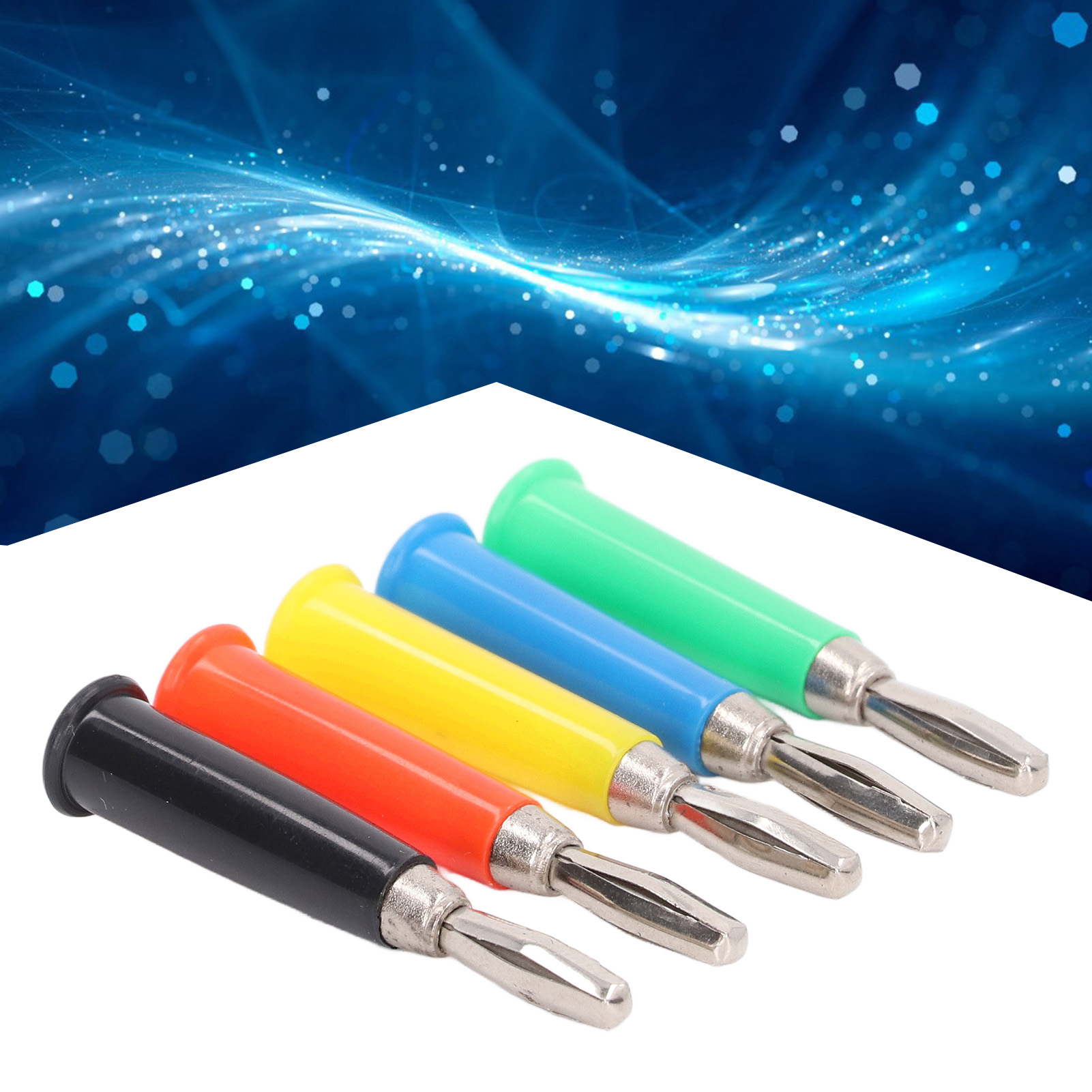 4 Mm Geschweißter Vierblättriger Bananenblüteneinsatz, 4 Mm Trompetenförmiger Bananenblüteneinsatz, 10011, Rot, Schwarz, Gelb, Blau, Grün, 20 Sets Pro Bestellung.