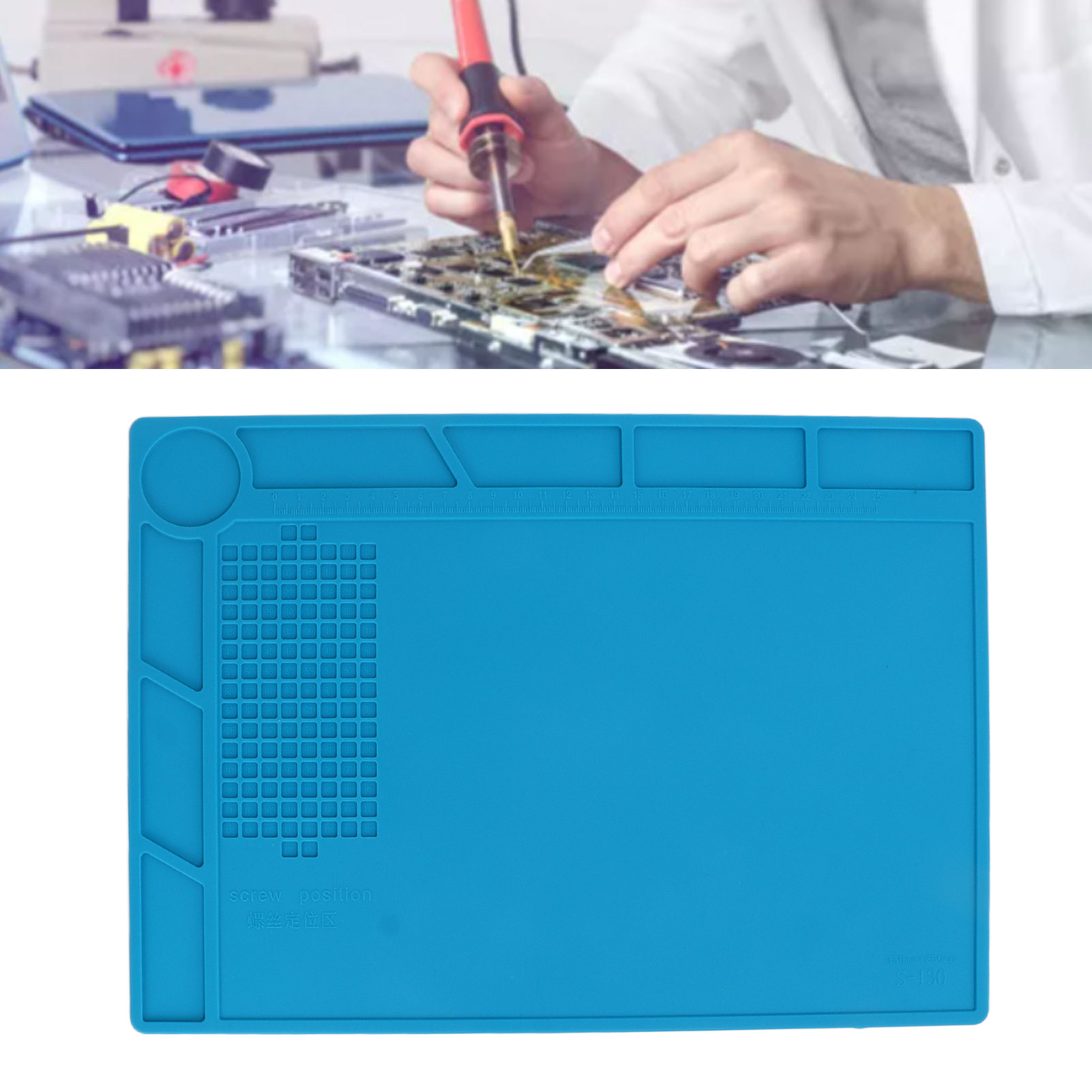 Hochtemperatur-silikonmatratze S130 Für Reparaturwerkbänke