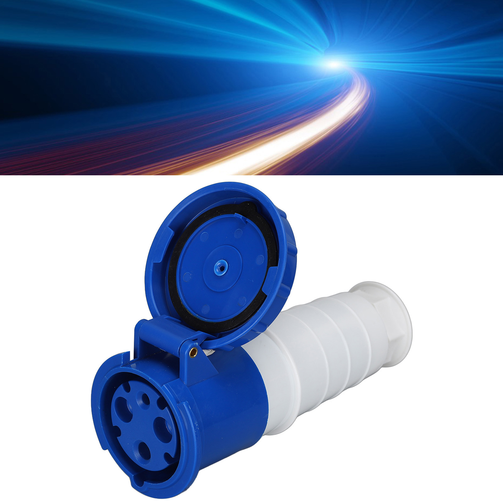 Industriesteckverbinder Für Die Luftfahrt, Dreiphasiger, Wasserdichter Und Regendichter Stecker, Industriestecker Und -buchse, 220–250 V 63 A 2p+e 3-polig Ip67