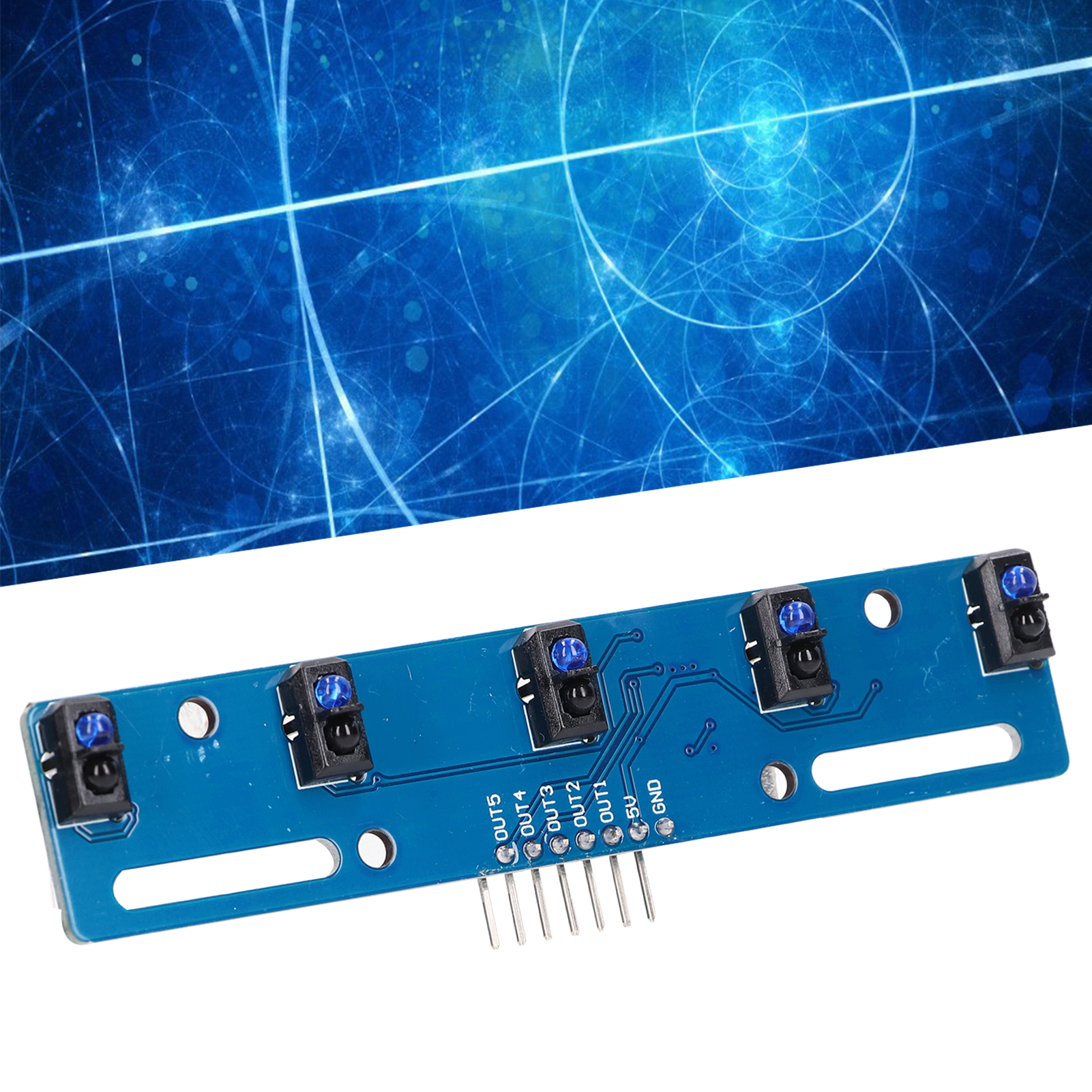 5-kanal-tracking-sensor, Fünf-kanal-tracking-sensormodul, Tcrt5000l Rotsensor