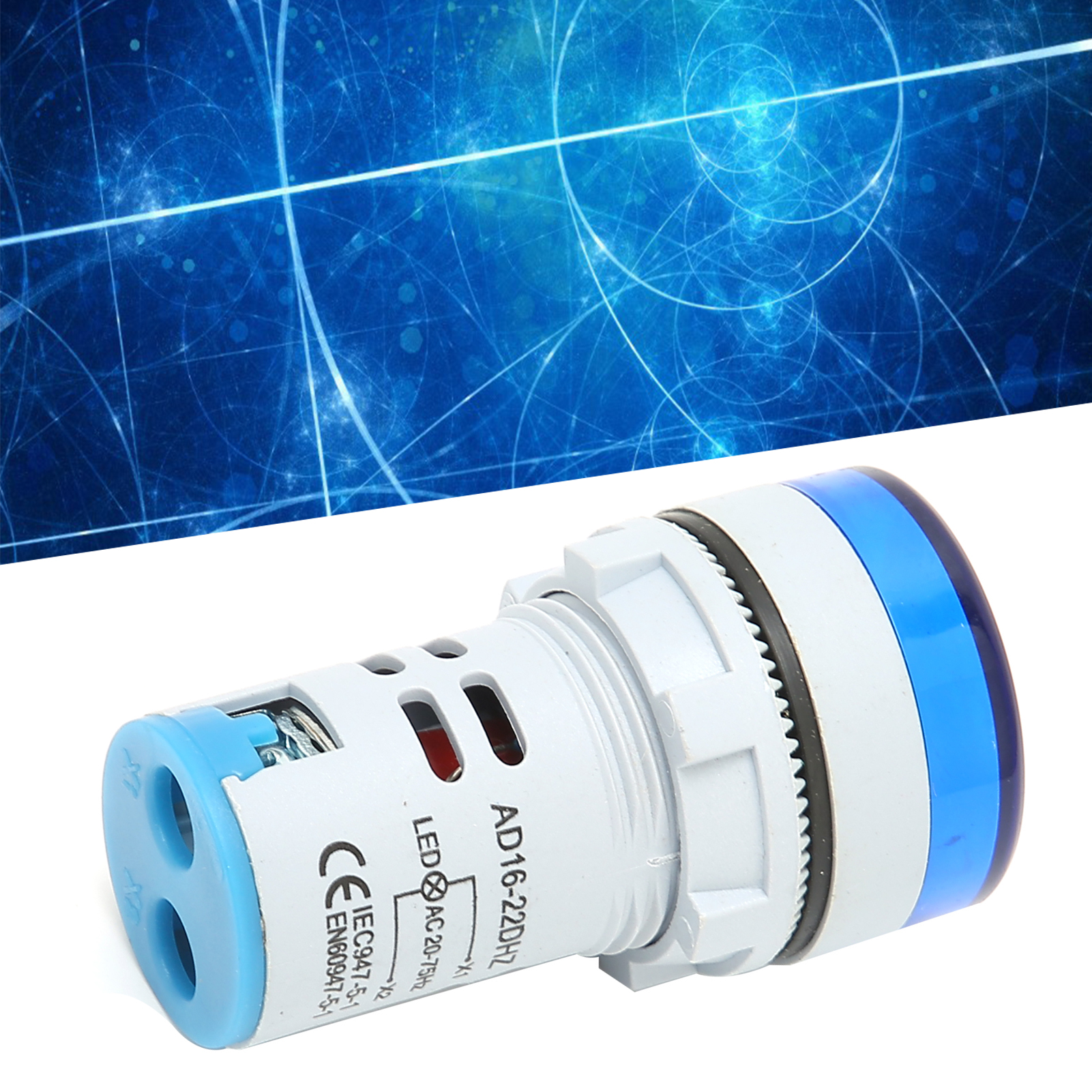 Led-anzeige Für Die Frequenz Des Kreisförmigen Netzteils Ad16-22dhz (2075hz, Blau)