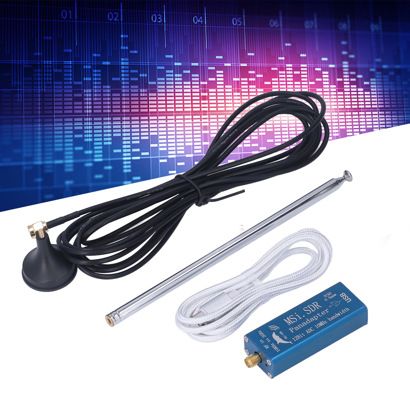 Msi/sdr 10 Khz Bis 2 Ghz Funkempfänger, Haupteinheit Und Antenne