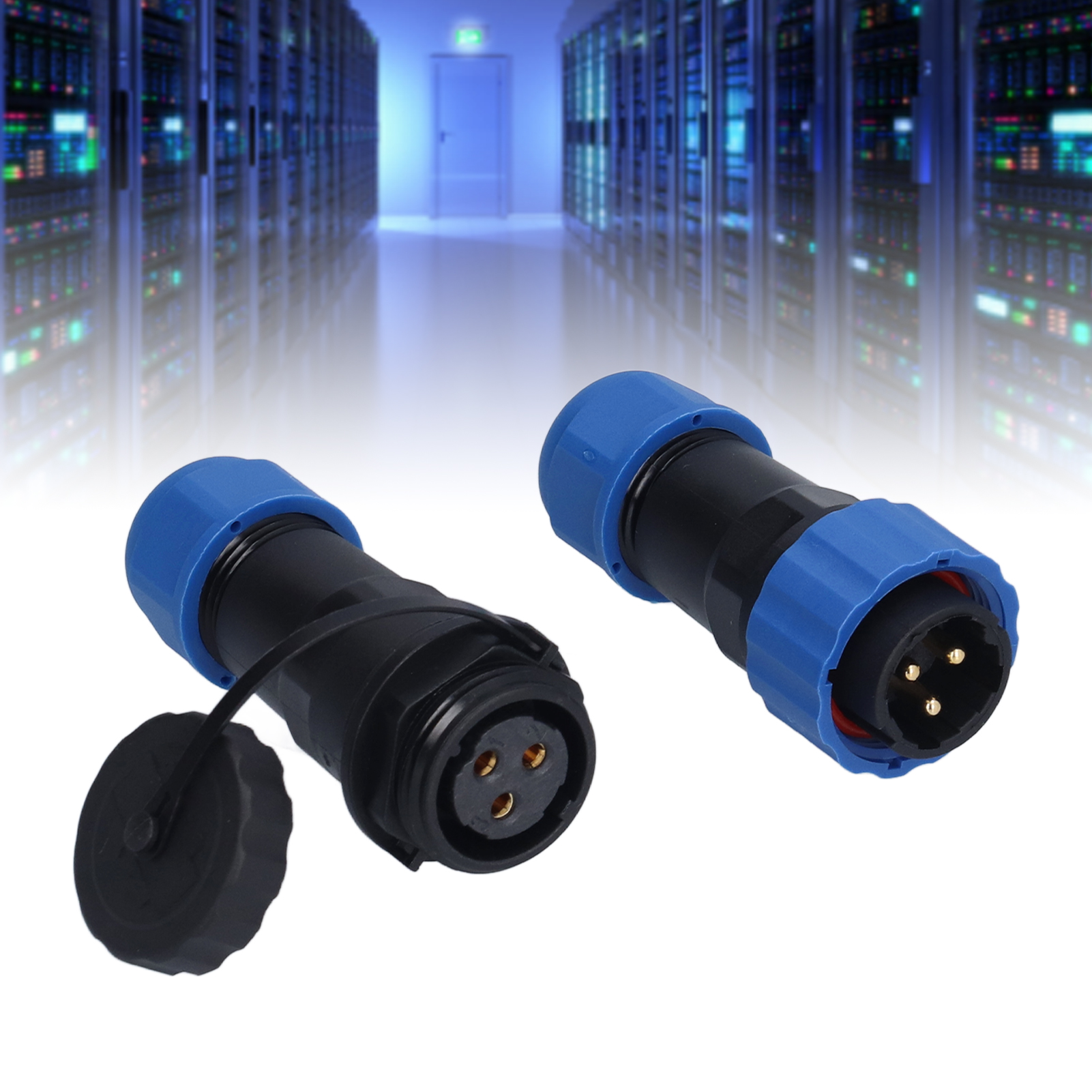Sp20 Ip68 Wasserdichter Luftfahrt-stecker/buchse, Mehradrig, Lötbar, 380 V, 3-adrig
