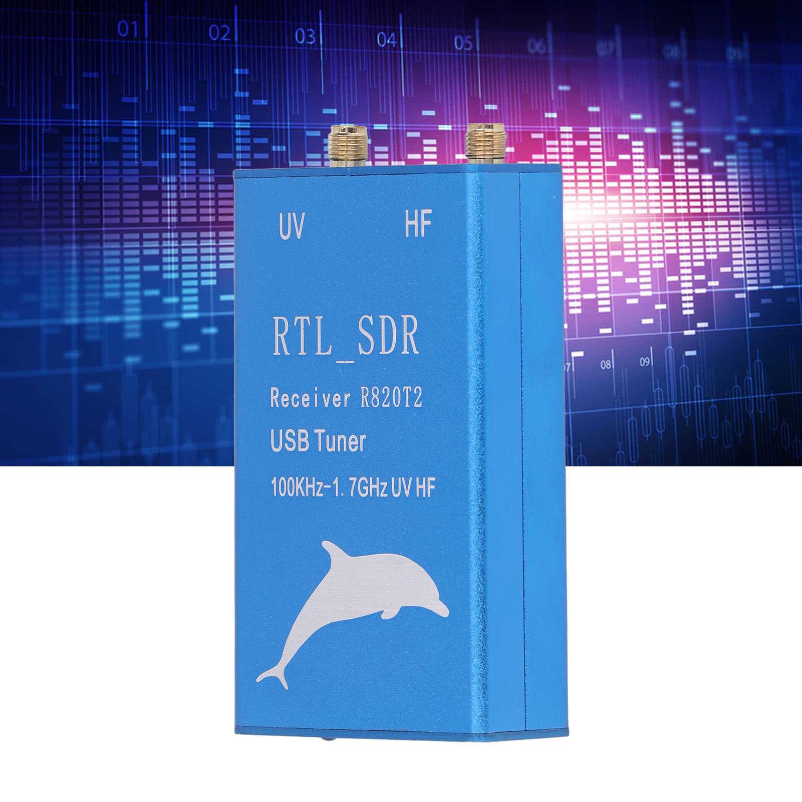 Rtl.sdr Usb-empfänger Rtl2832u+r820t2 100 Khz - 1,7 Ghz Uhf Uv Hf