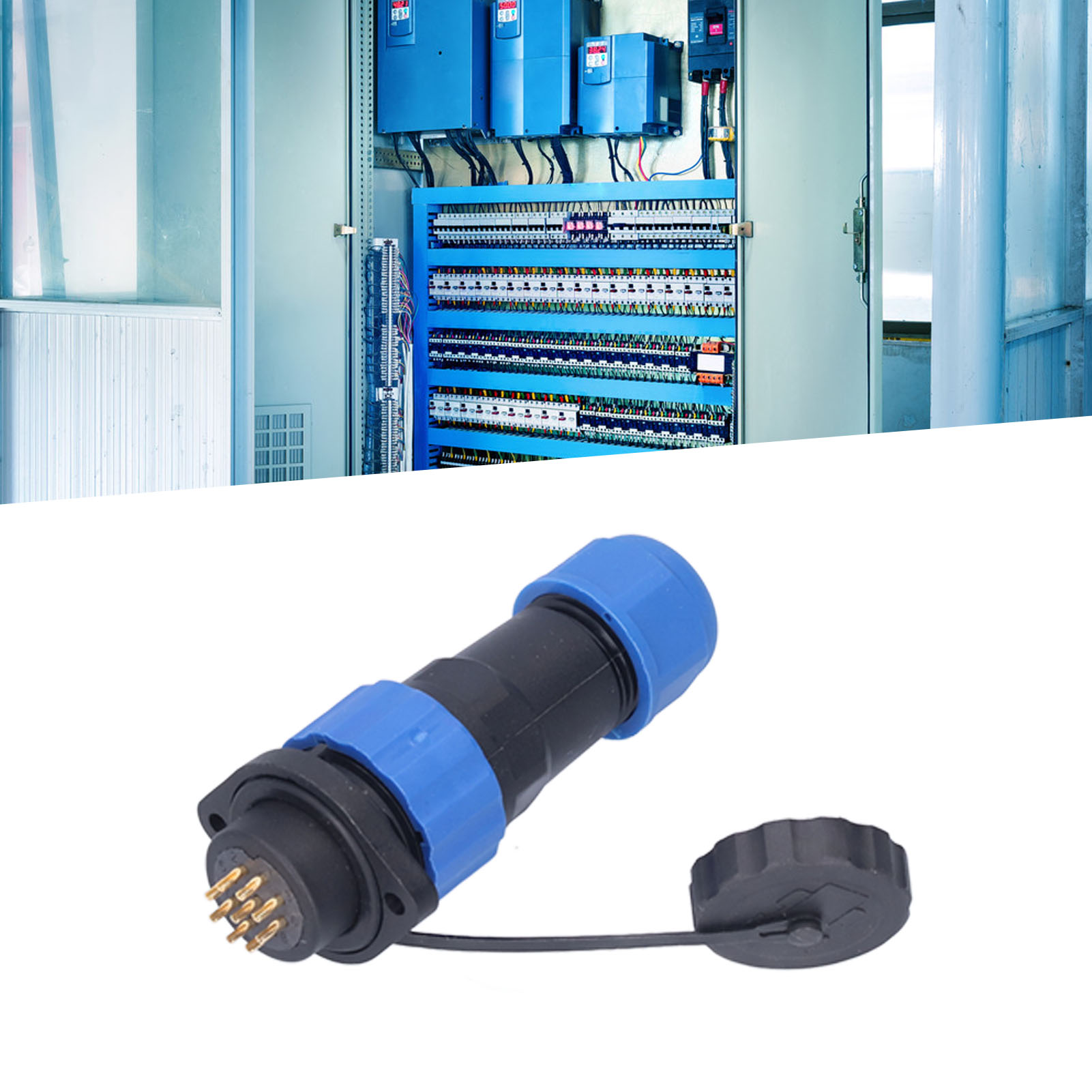 Sp20 Flansch-wasserdichter Luftfahrtstecker, Ip68 Stecker/buchse, 250 V, 9 Pins