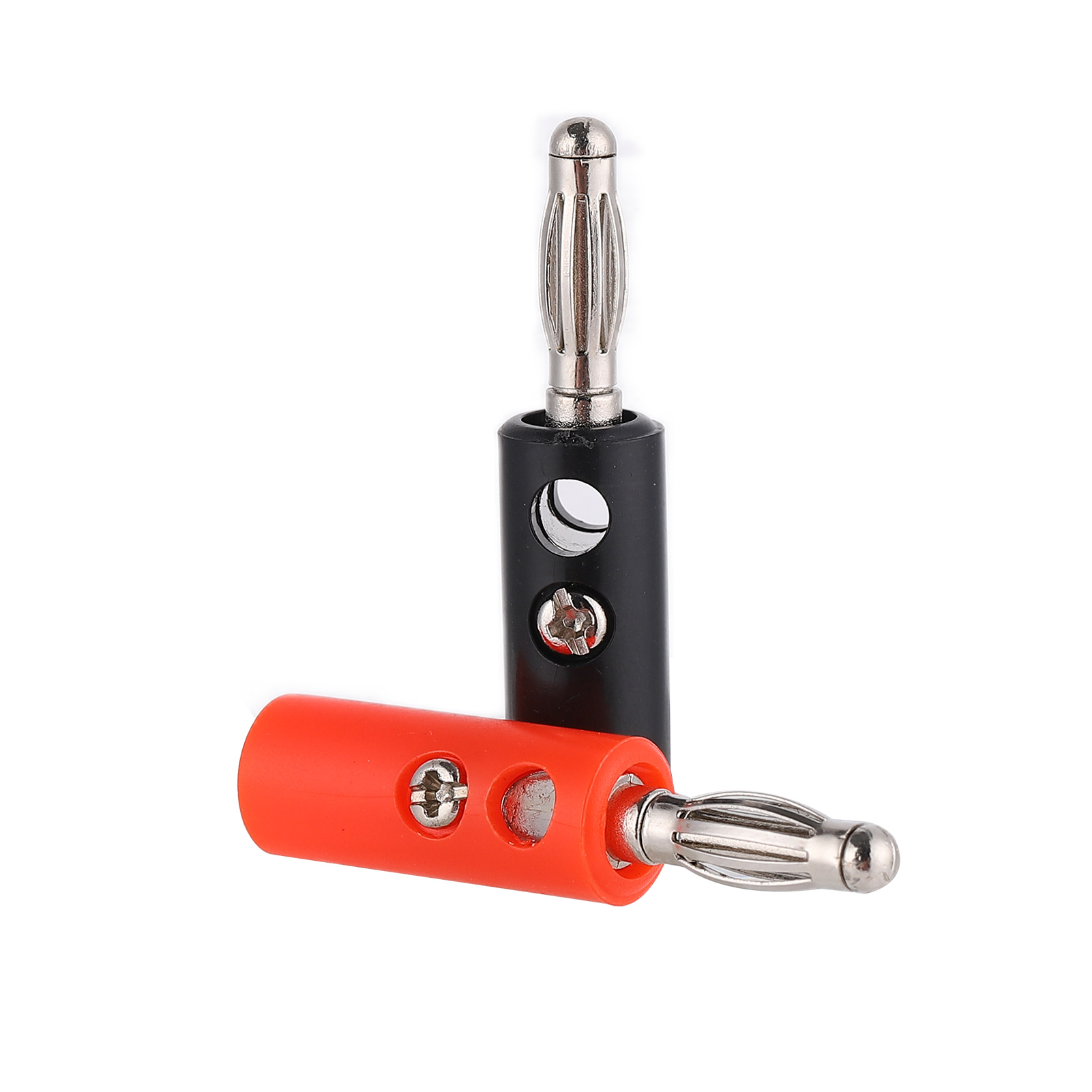 U56 4mm Bananenstecker Laternenform Mit Befestigungsschraube (rot, Schwarz, Gelb, Grün, Blau)