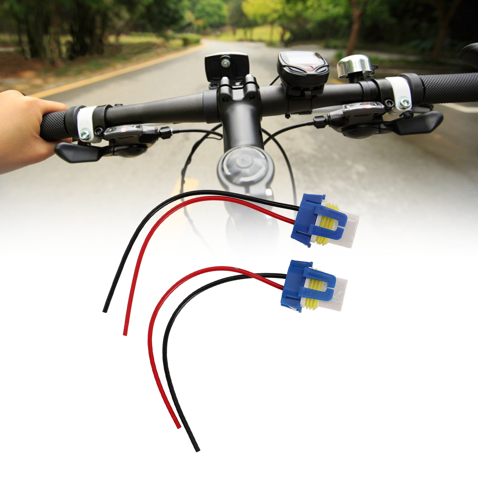Keramik-einsteckverbinder 9006-2 9006 Mit Kabel, Für Led-kabelbäume, Ersatzteil Für Steckverbinder.