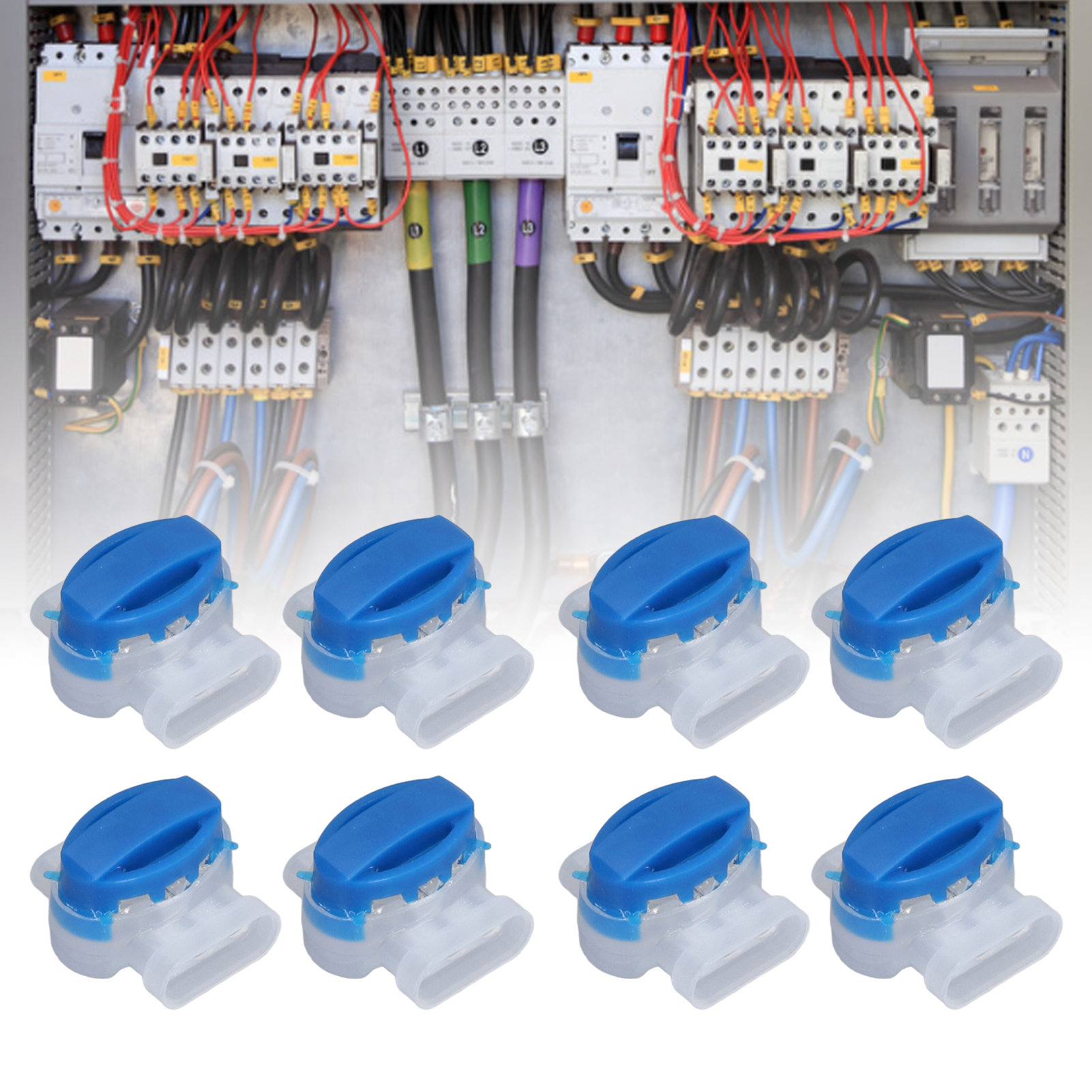 Blauer Stecker, 314-stecker, 3-poliger Klemmenblock, Telefonklemmenblock, Drahtverbindung.