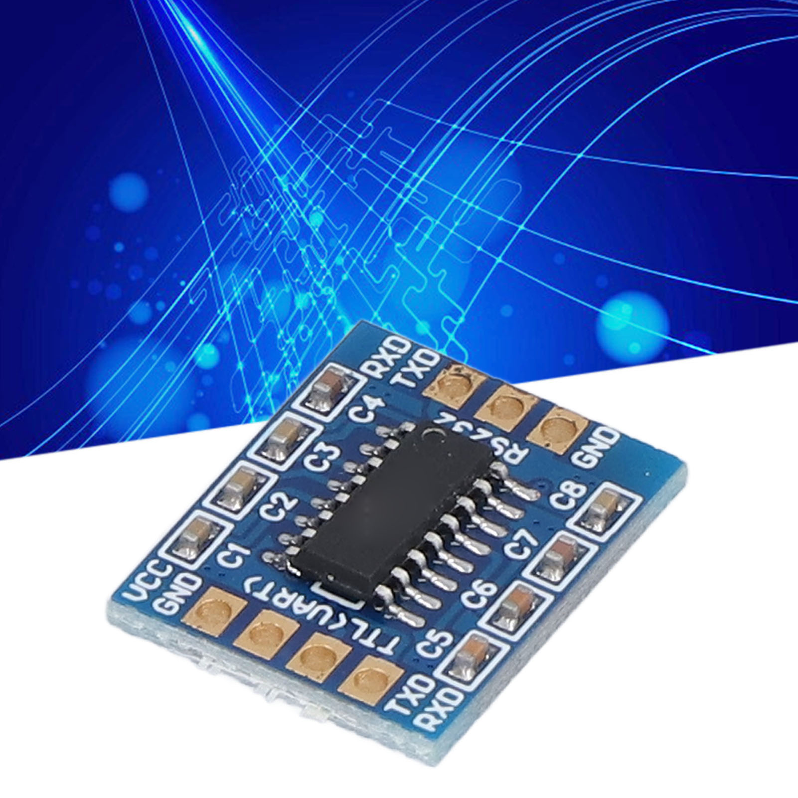 Sp3232 Ttl Zu Rs232 Rs232 Modul, Rs232 Zu Ttl Blinkkabel, Serielles Schnittstellenmodul, Gold-immersionskarte.