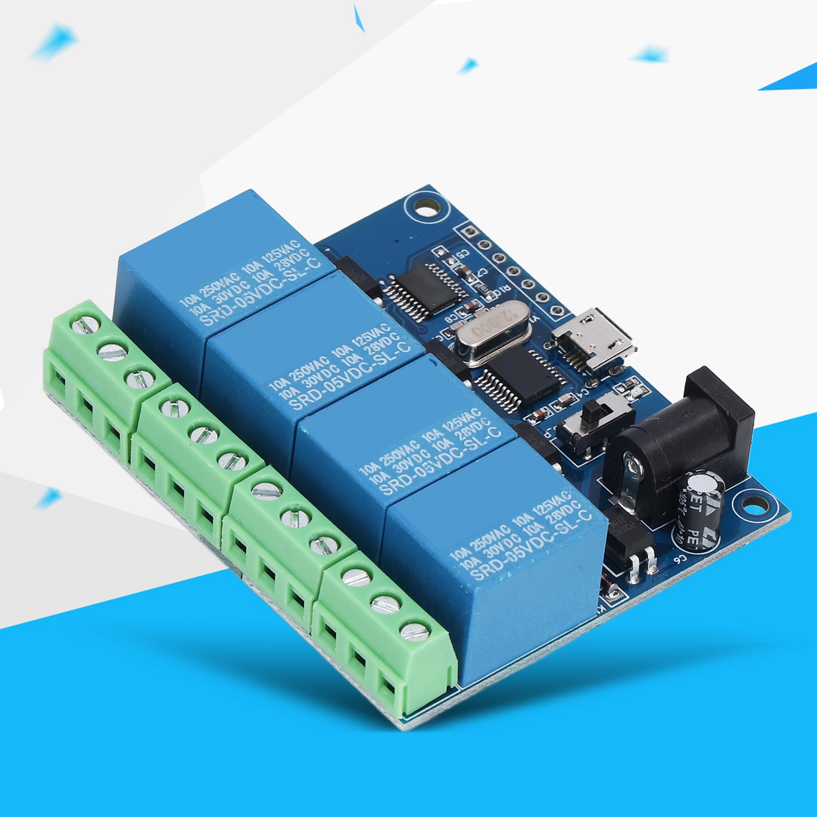 Lcus-4 Vierkanal-usb-relaismodul, Intelligenter Usb-steuerschalter, Usb-computerschalter