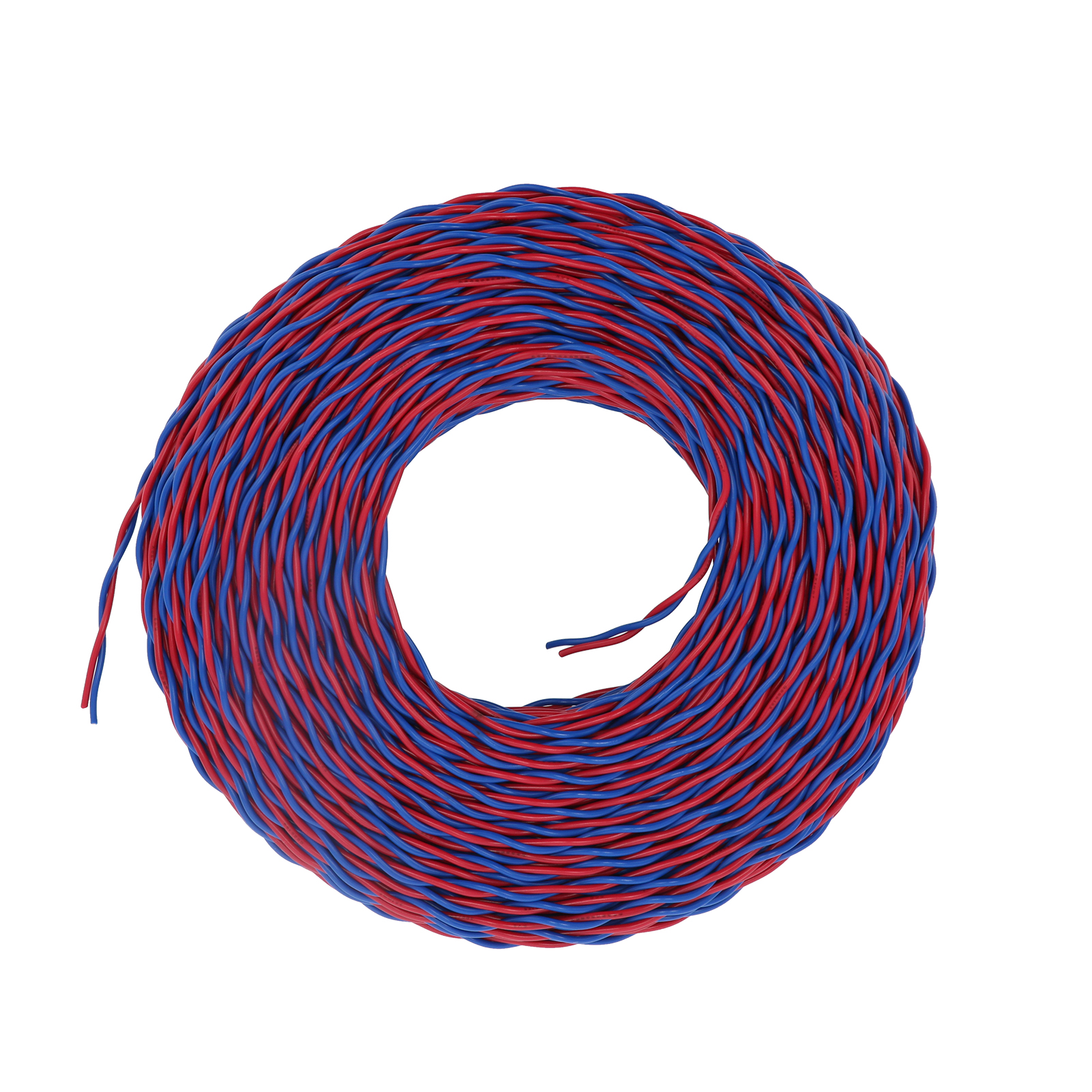 Rvs-20,75 100 M Rotes Und Blaues, Pvc-isoliertes, Mehradriges, Flexibles Kabel Mit 42 Adern Für 300 V Wechselstrom
