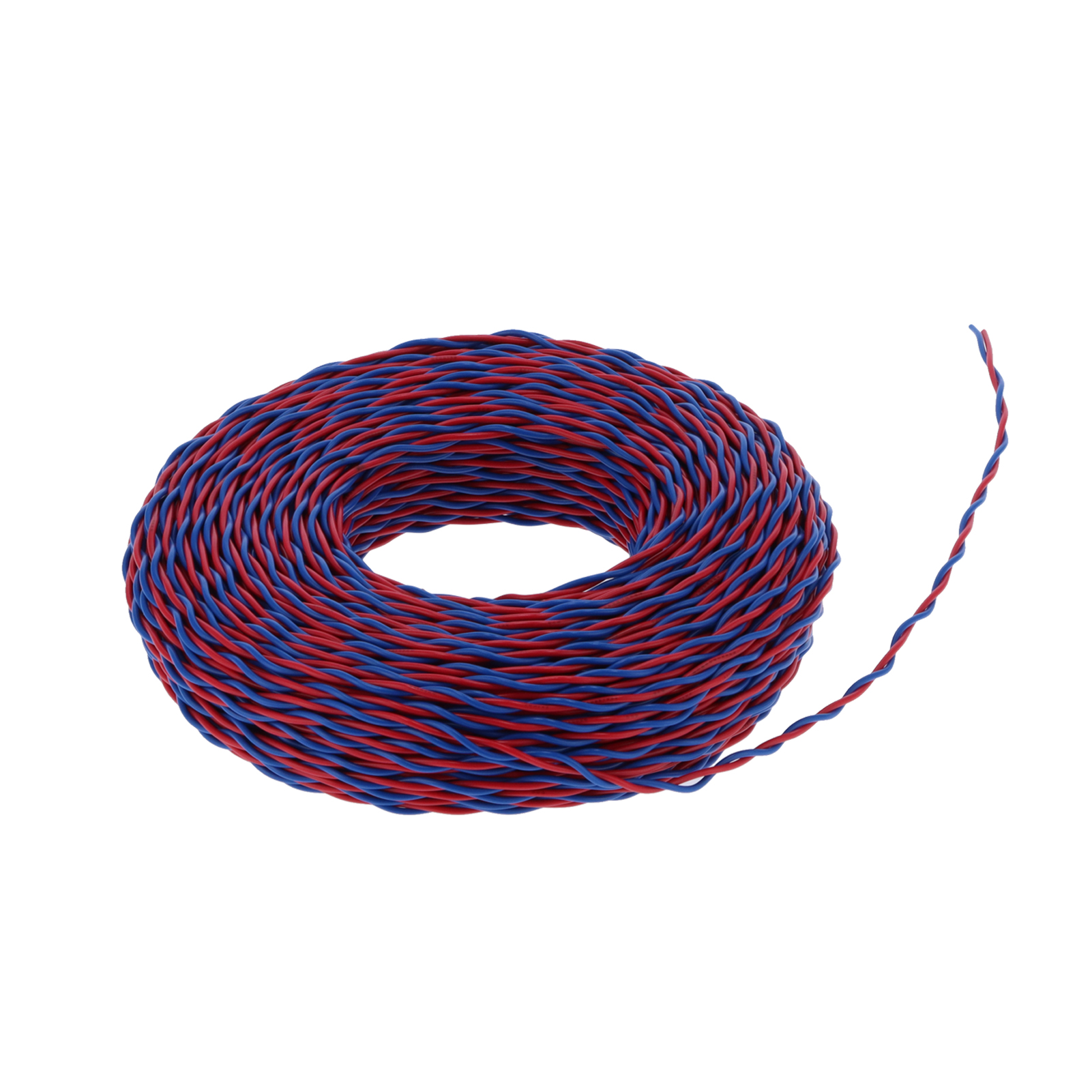 100 M Rvs-20,5-kabel, 28 Reine Kupferadern (rot Und Blau), Pvc-isoliert, 300 V Wechselstrom