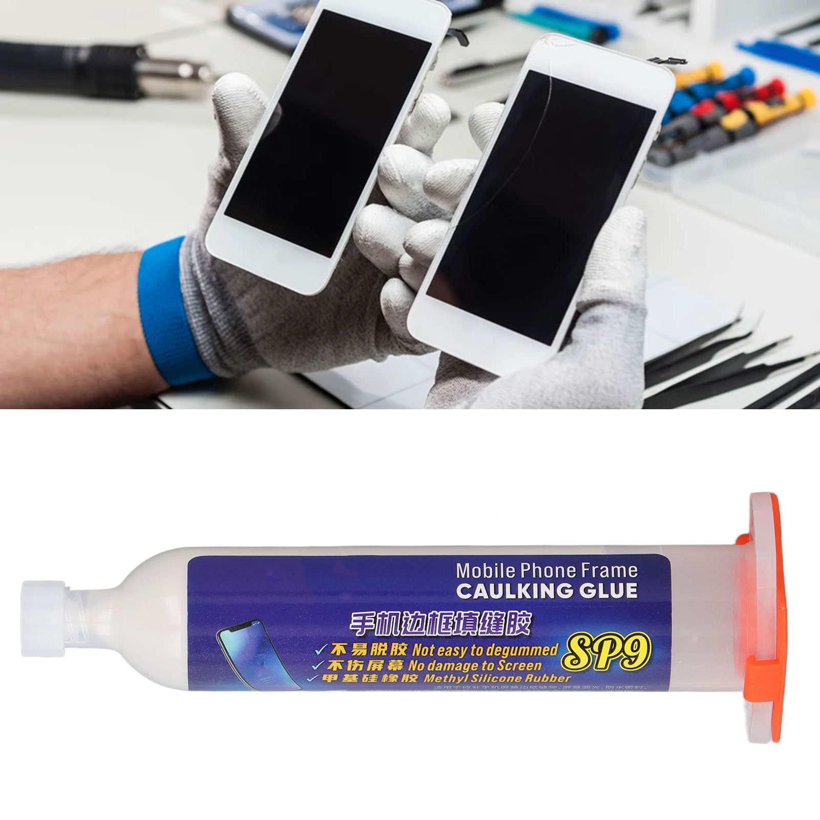 Dichtmittel Für Handyrahmen, Klebstoff Für Gebogene Bildschirme, Wasserdichtes Dichtmittel Für Apple- Und Huawei Sp9-handybildschirme