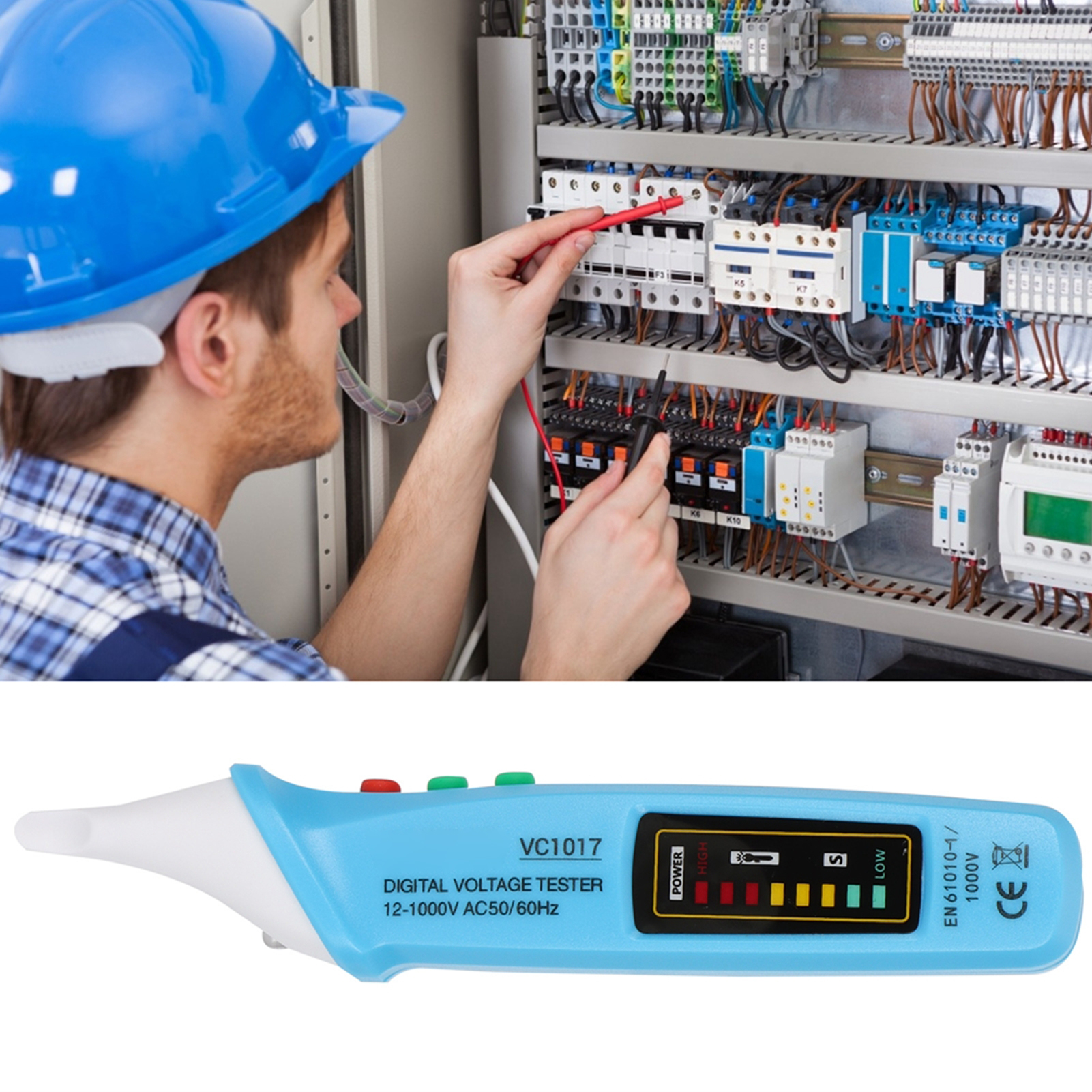 Vc1017 Aneng Smart Berührungsloser Digitaltester, Neutral- Und Phasenerkennung Für Elektriker, Induktiver Reparaturtester Für Elektriker
