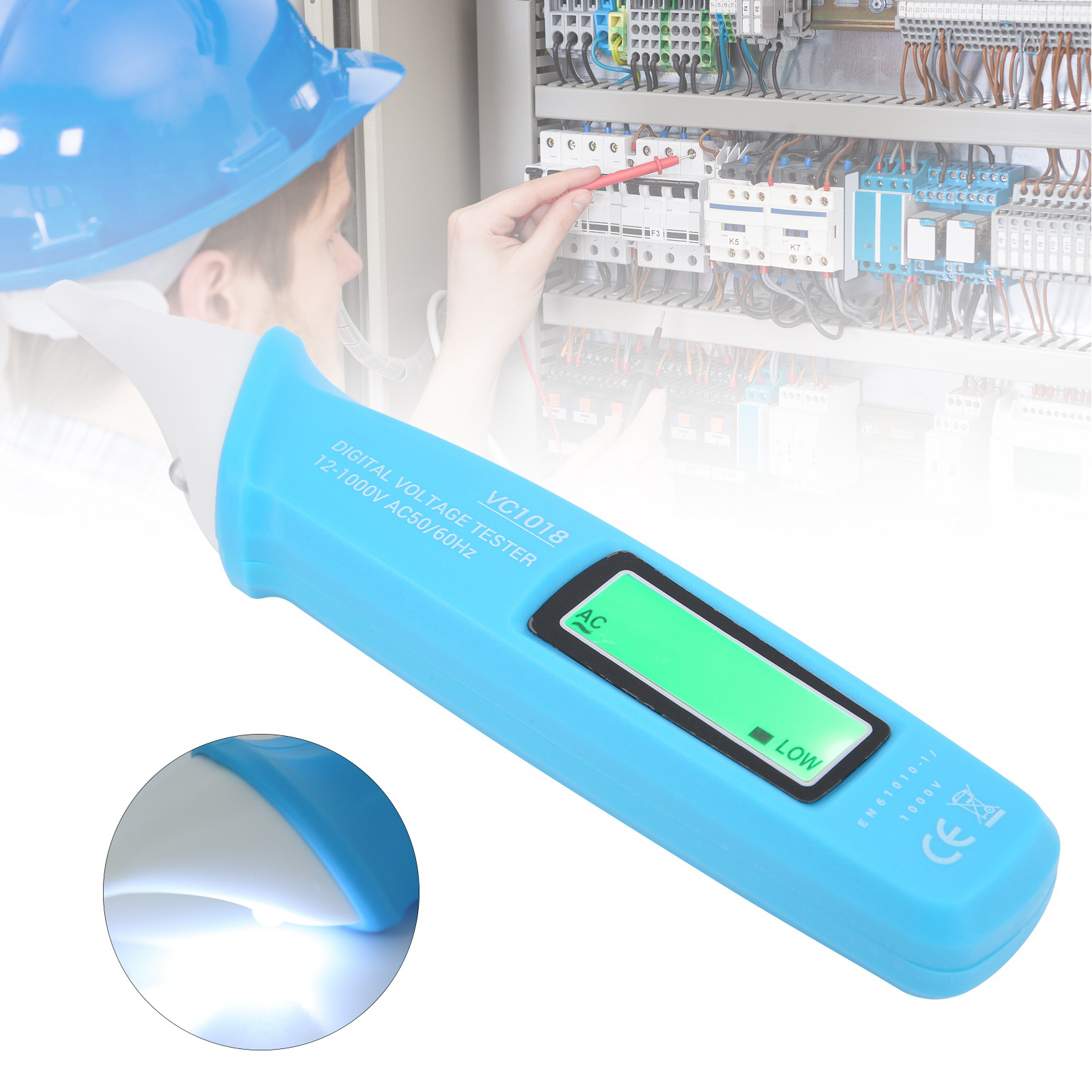 Vc1018 Aneng Smart Berührungsloser Digitaltester, Neutral- Und Phasenerkennung Für Elektriker, Induktiver Tester Für Elektrische Reparaturen