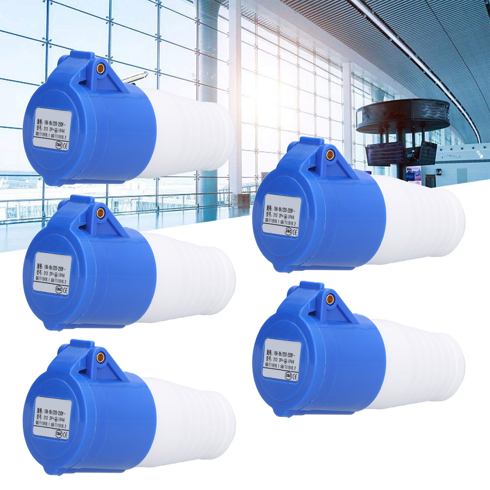 Zng-213 Einphasen-industriesteckverbinder Für Die Luft- Und Raumfahrtindustrie, 16 A2p, Schnellverbinder 220 V–250 V