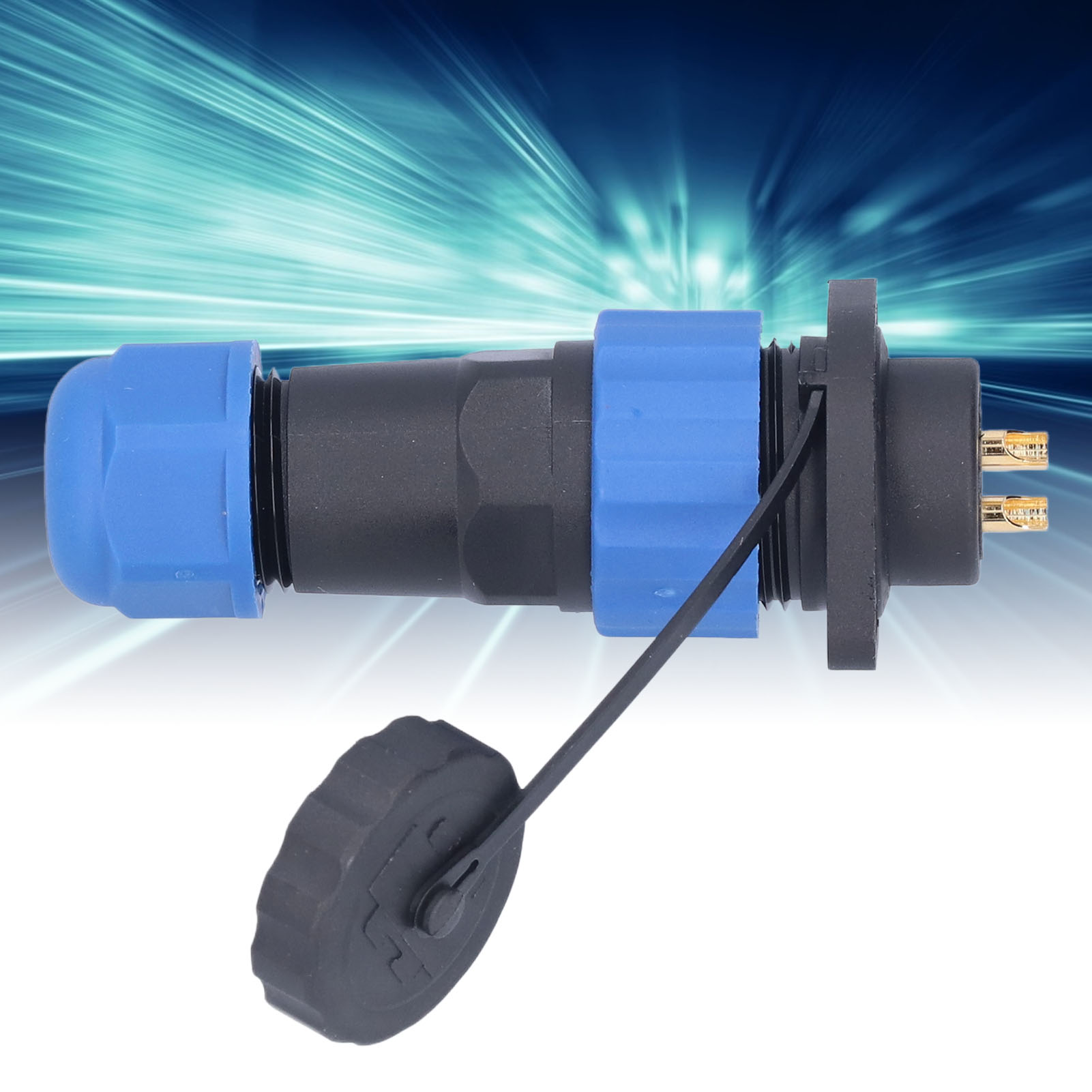 Sp20 Flansch-wasserdichtstecker Für Die Luftfahrt, Ip68 Stecker/buchse, 380v Flansch-wasserdichtstecker, 3-adrig