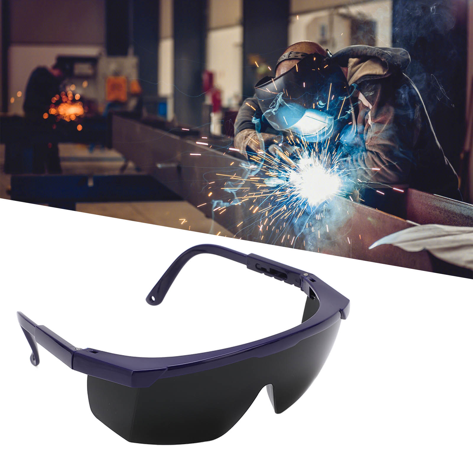 Teleskop-schweißbank, Argon-schweißerbrille, Dunkelgrün
