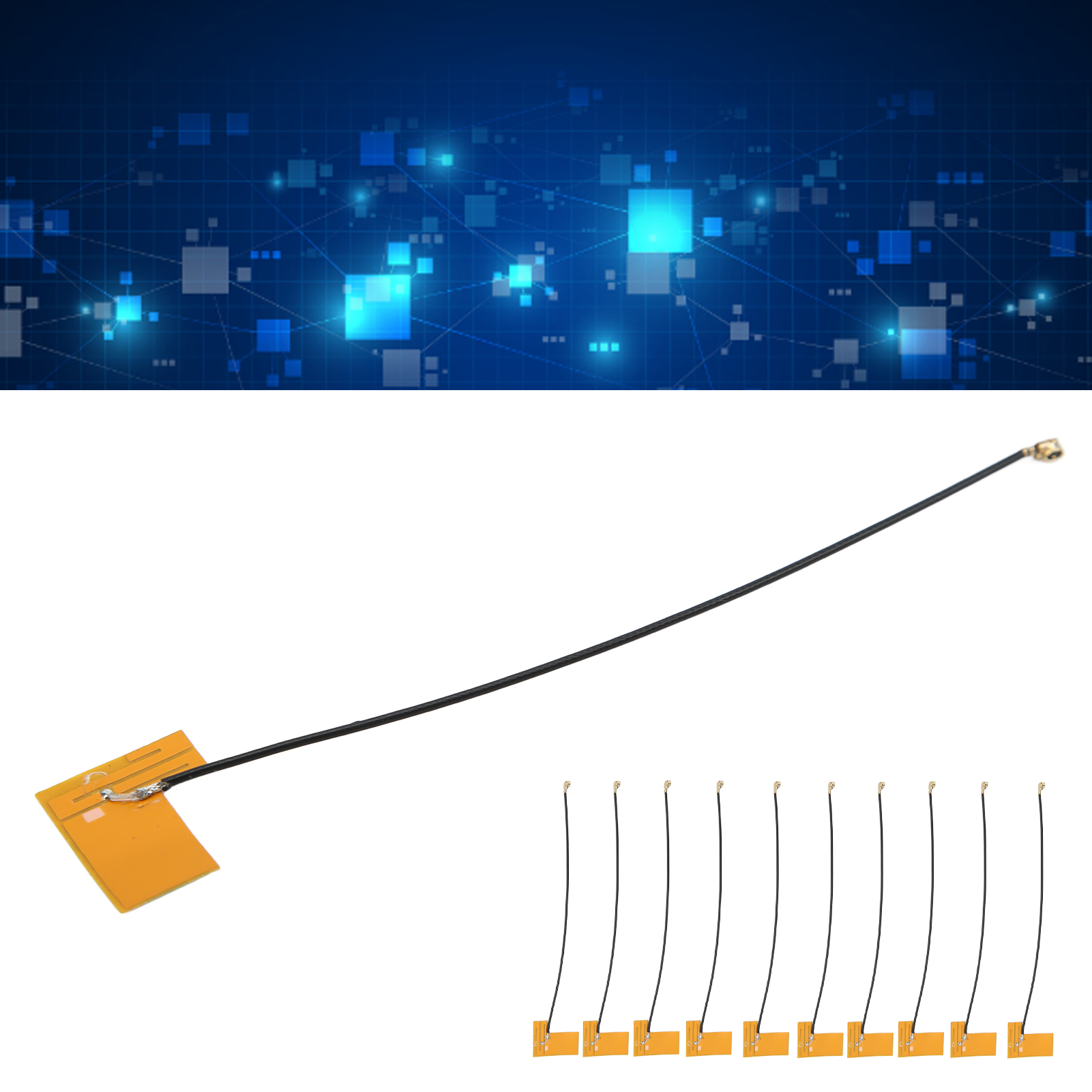 Nz-2.4g-fpc-006 Integrierte 2,4-ghz-gelbfilmantenne, Wi-fi/bluetooth-modul, Kompakte Flexible Fpc-filmantenne, Ipex-kopf