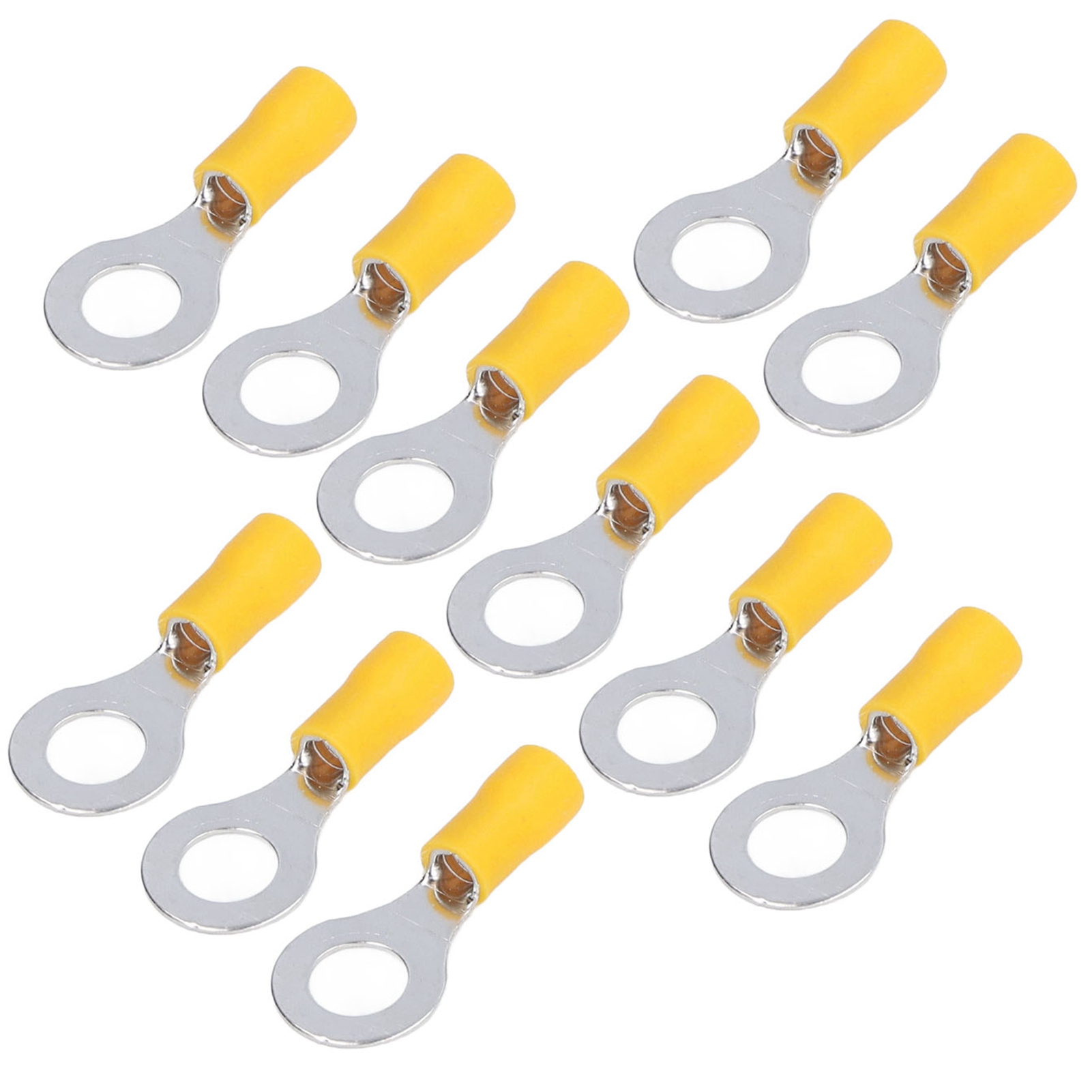 Rv5.5-8 Vorisolierte Kupferring-crimp-kabelschuh. Awg12-10 Drahtverbinder, Verkauft In Packungen Mit 100 Stück.