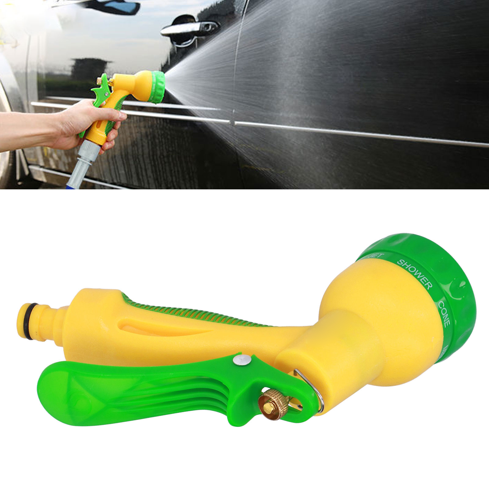 Gartenspritzpistolen-set, Autoreinigungsspritzpistole, Verstellbare Spritzpistole Zur Pflanzenbewässerung.