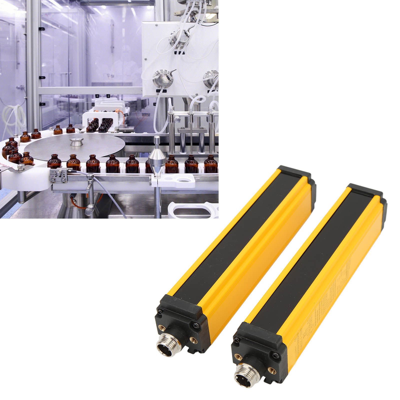 Berm/bem0620-a-100nb Schutzlichtvorhang, Sicherheitsgitter, Infrarot-durchlichtdetektor, Strahlabstand: 20 Mm