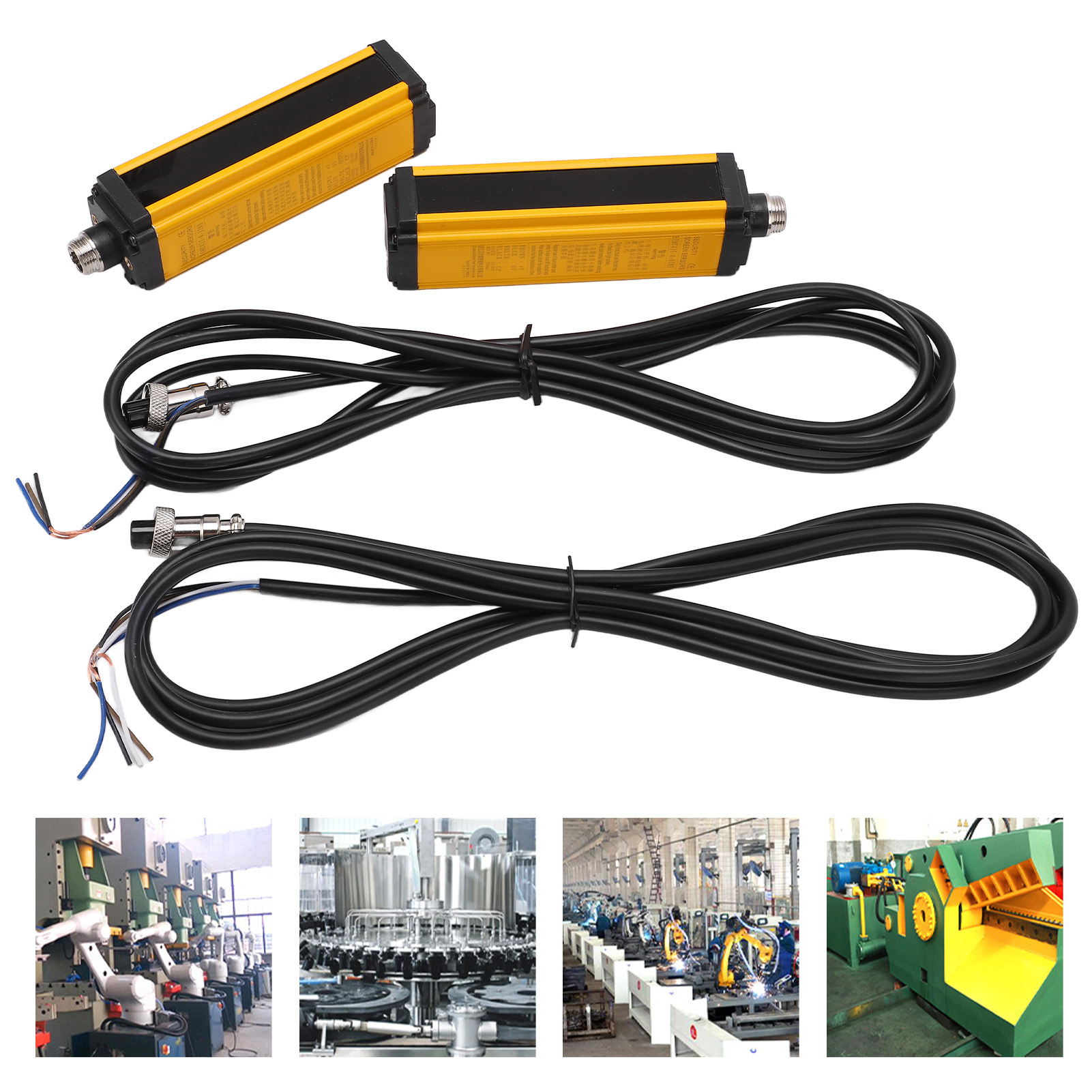Berm/bem0420-a-60nb Sicherheitslichtvorhang / Sicherheitslichtschirm Mit Infrarotdetektor Und 20 Mm Strahlabstand