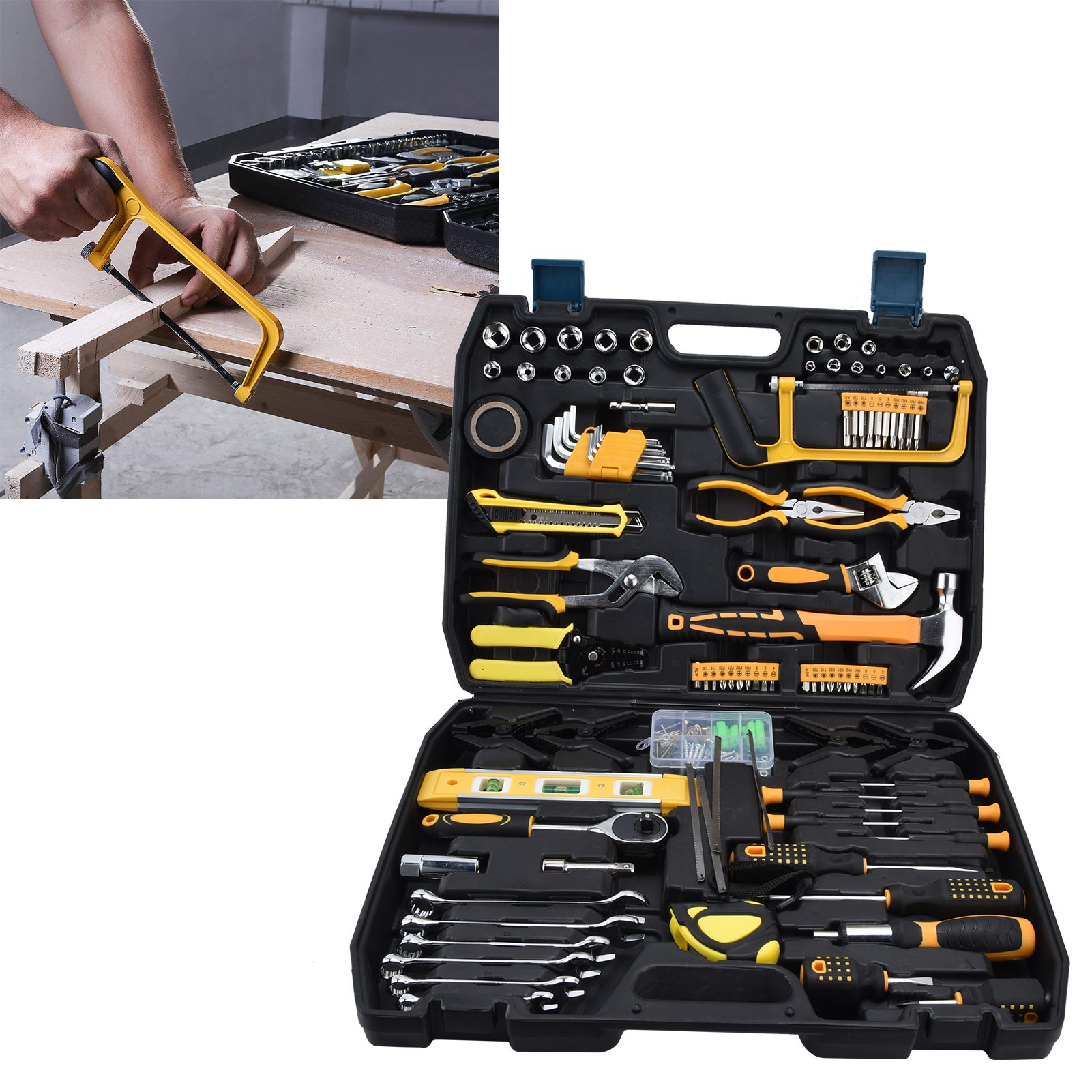 168-teiliger Steckschlüsselsatz, Autoreparatur-werkzeugset, Gemischtes Werkzeugset, Handwerkzeugset, Erhältlich Ab Einem Überseelager.
