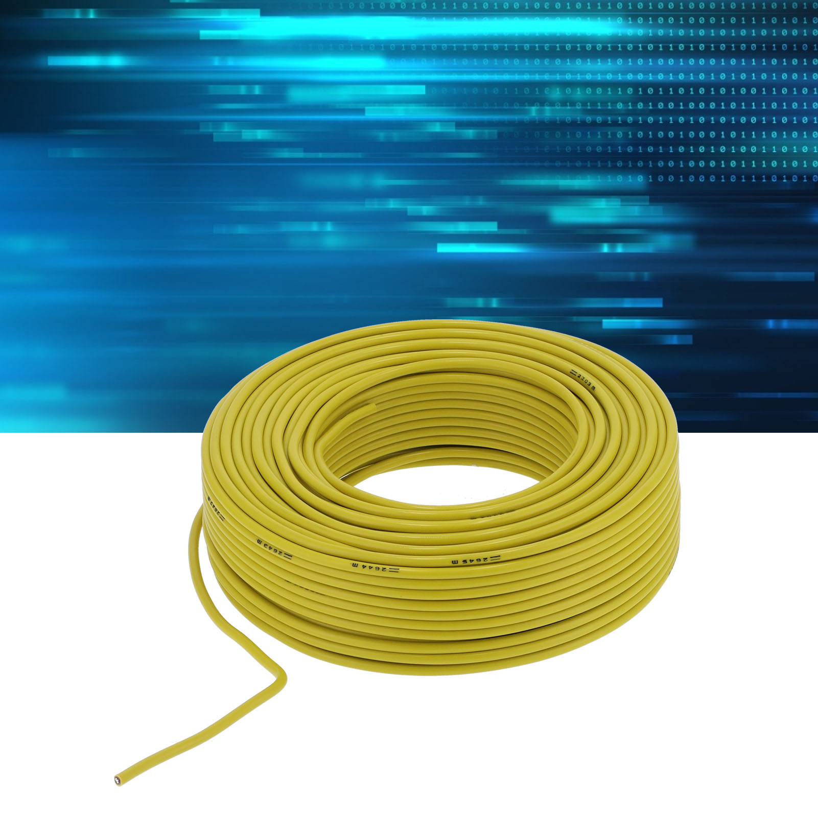 Blvv-110 Rundkabel, 100 M, 7 Adern, Gelber Aluminiumkern, Pvc-mantel, 300 V Wechselstrom