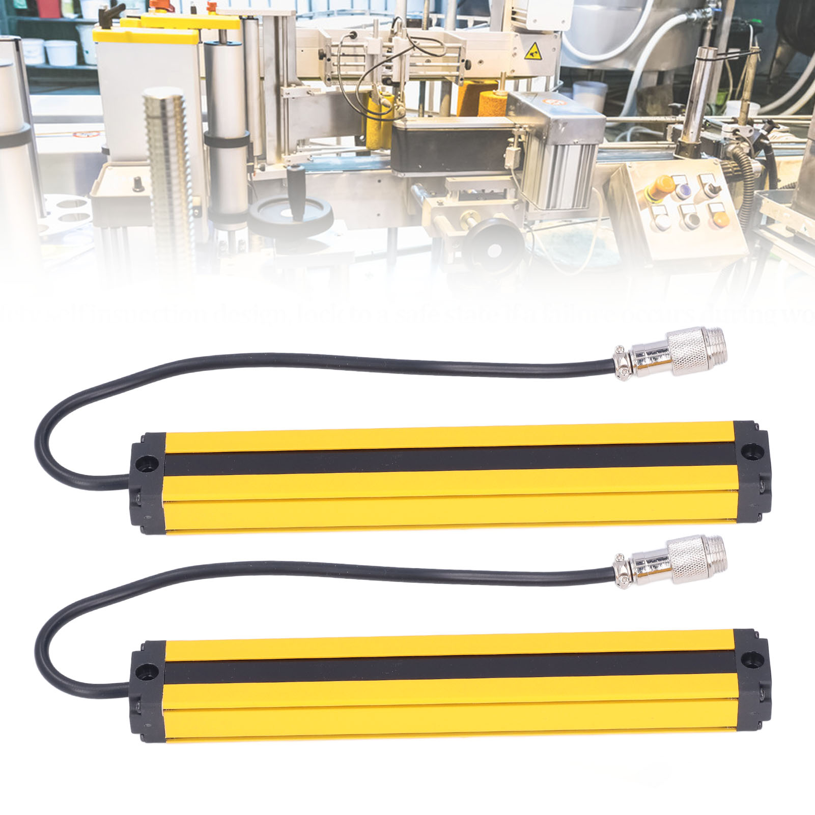 Berm/bem0820-c-140nb Schlanker Sicherheitslichtvorhang / Infrarot-sicherheitslichtvorhangdetektor Mit 20 Mm Strahlabstand