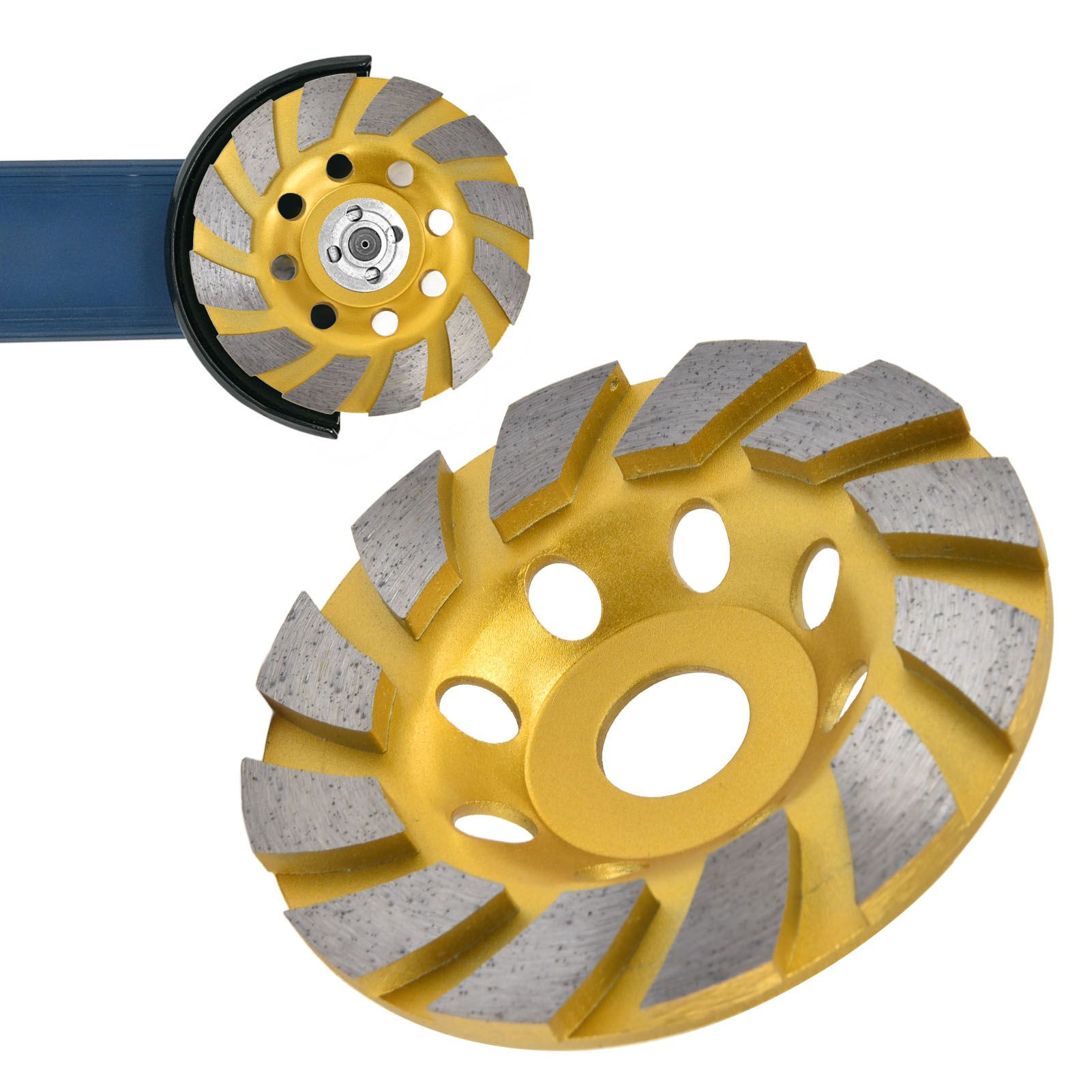 Diamantschleifscheibe Für Betonschleifen, Betonschleifscheibe, Schleifscheibe Für Beton, 115 Mm