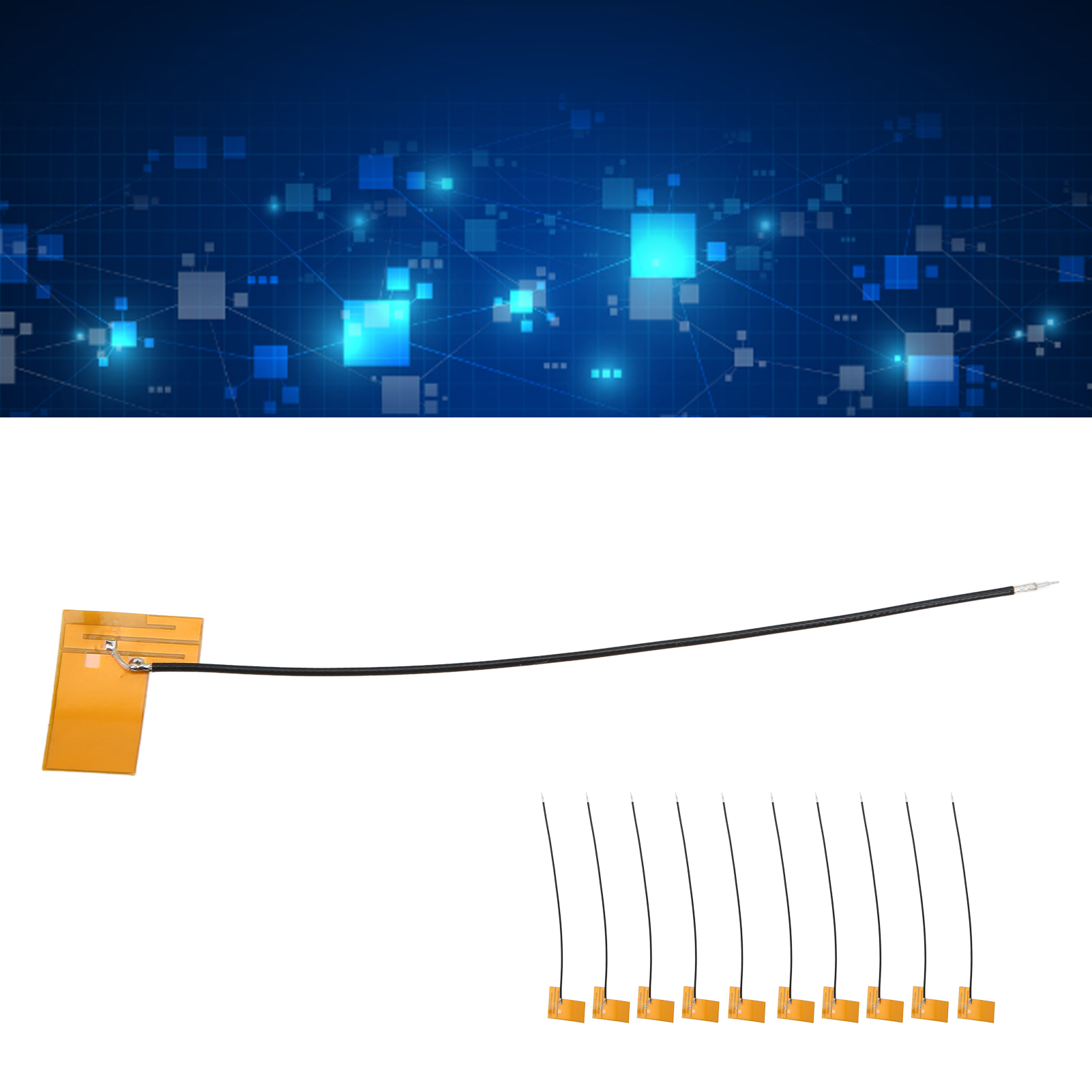 Nz-2.4g-fpc-006 Integrierte 2,4-ghz-gelbfilmantenne, Wi-fi/bluetooth-modul, Kompakter Fpc-lötkopf Für Flexible Filmantennen
