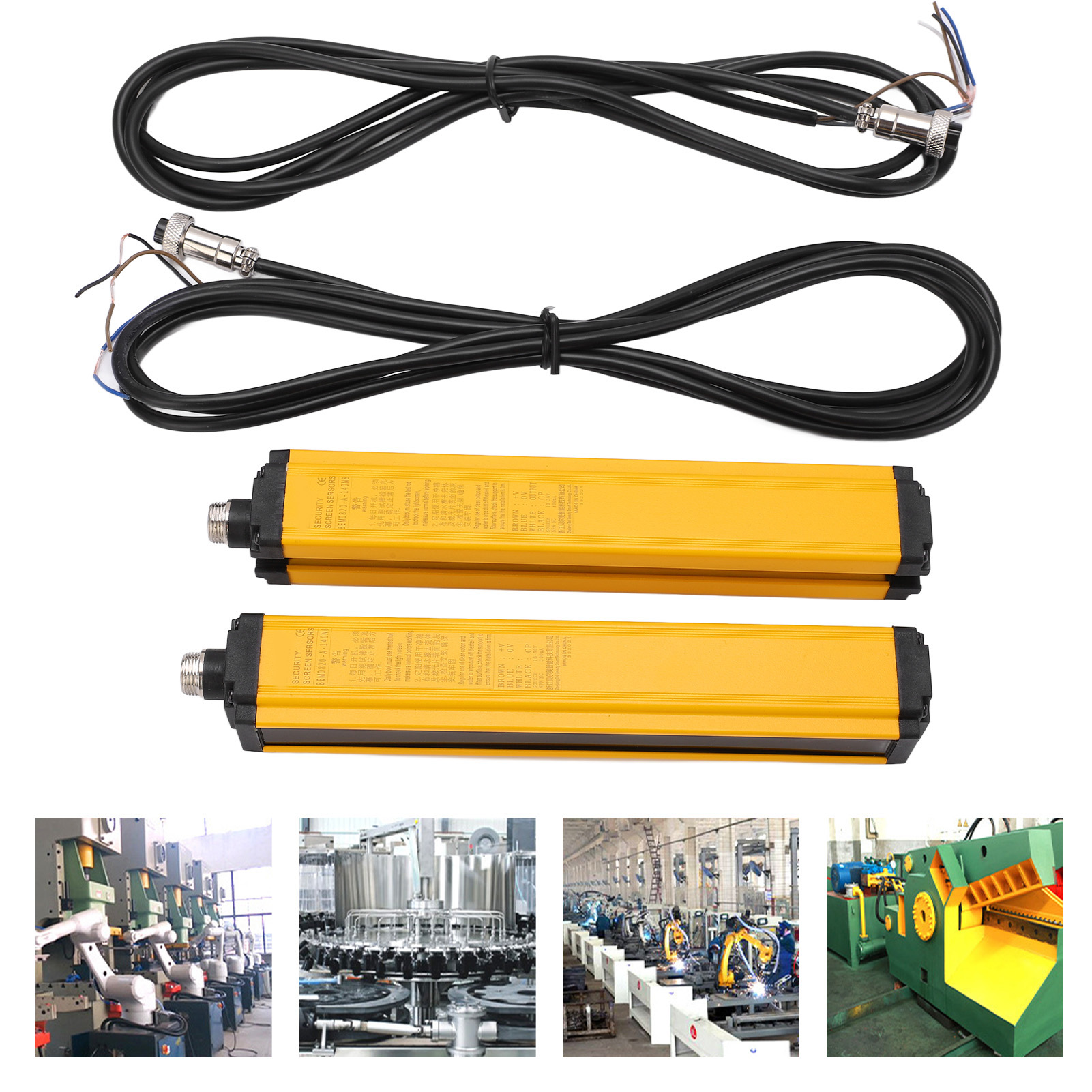 Sicherheitslichtvorhang Berm/bem0820-a-140nb, Lichtschranke, Infrarot-durchgangsdetektor, 20 Mm Lichtstrahlabstand