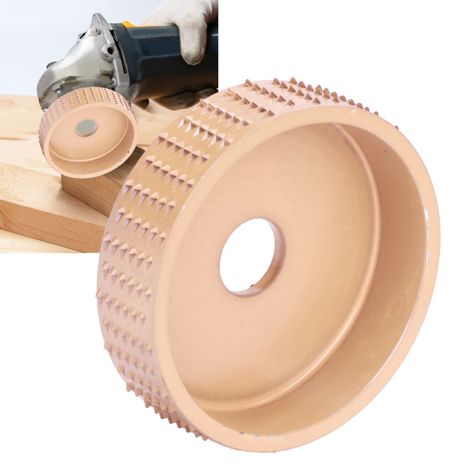 75-mm-schleifscheibe Für Winkelschleifer, Holzschnitzscheibe, Schleifscheibe, Winkelschleiferzubehör, Goldfarben
