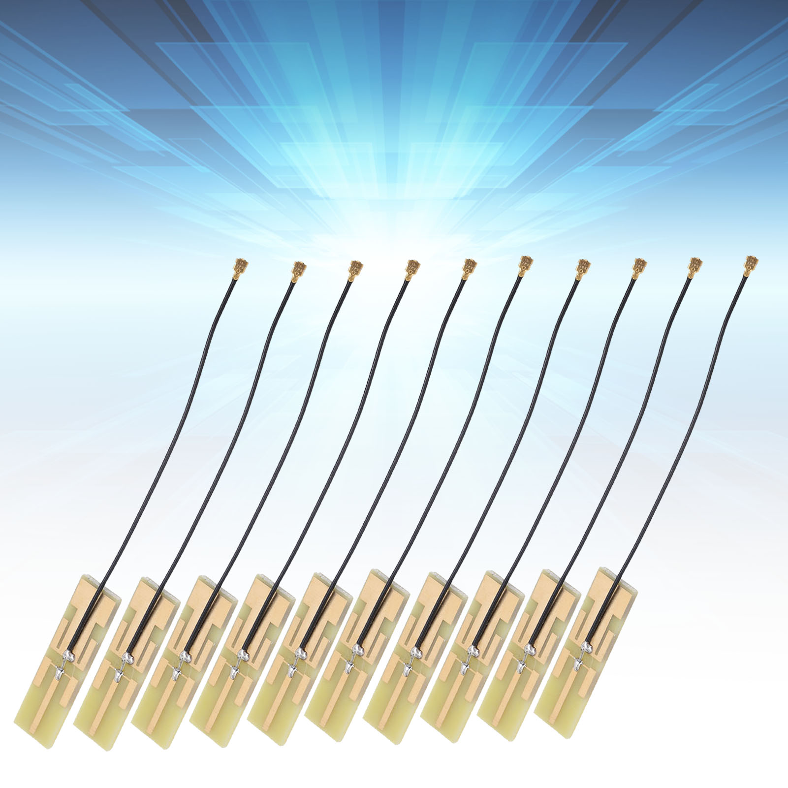 Nz-2.4g/5.8g-pcb-002 Gelbe Dualband-leiterplattenantenne Mit Integriertem 2,4-ghz-/5-ghz-/5,8-ghz-wlan/bluetooth-modul, Leiterplattenantenne Mit Hoher Verstärkung