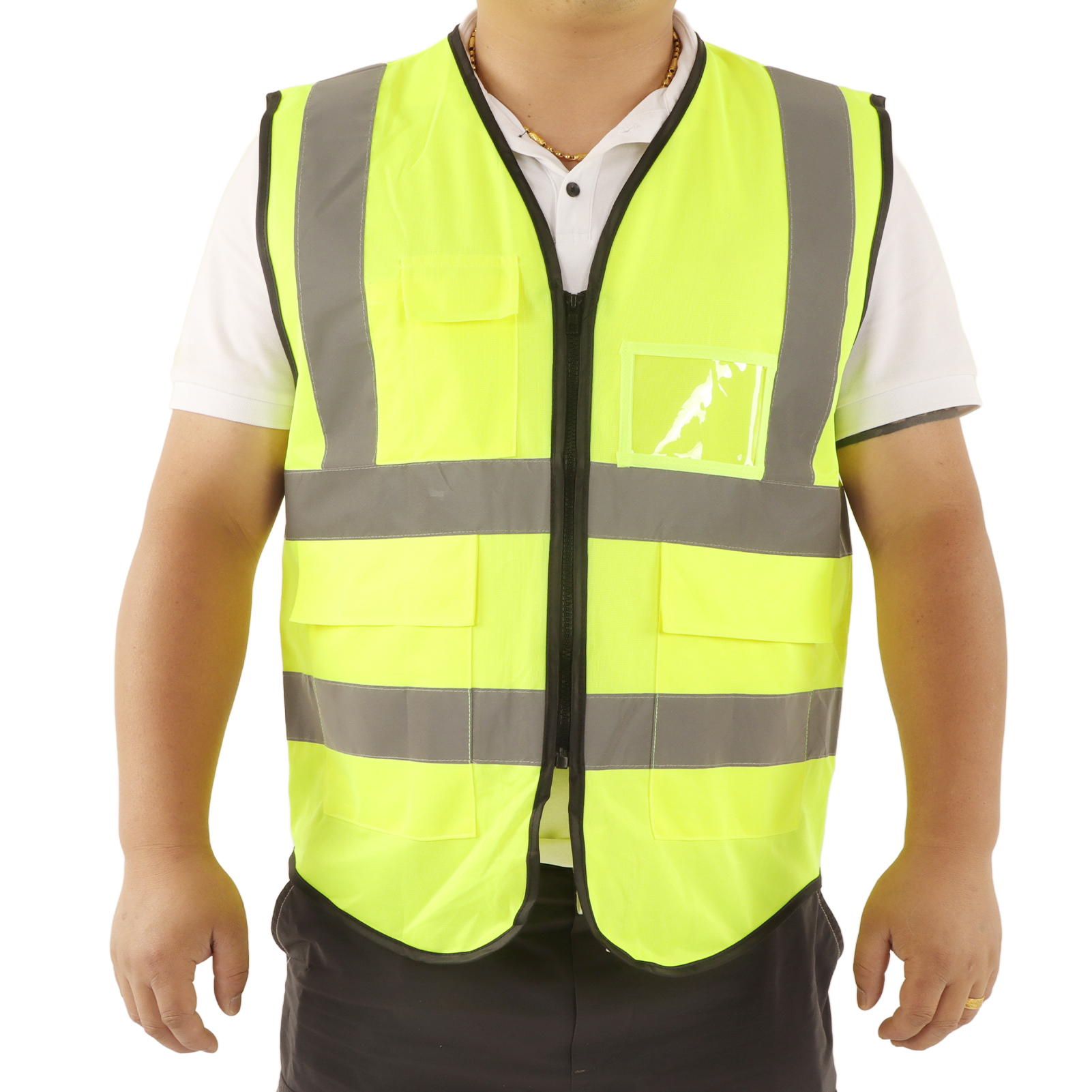 Reflektierende Sicherheitsweste Für Damen Und Herren, Gut Sichtbare Sicherheitsweste, Größe 3xl