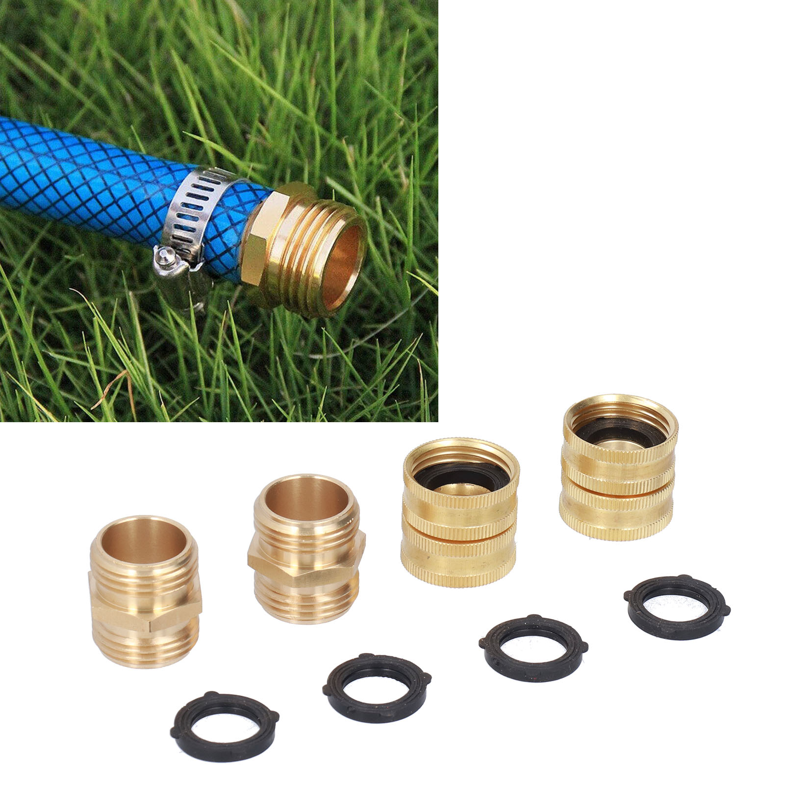 American Standard G3/4"-14 Doppelgewinde-wasserschlauchanschluss, Schlauchadapter