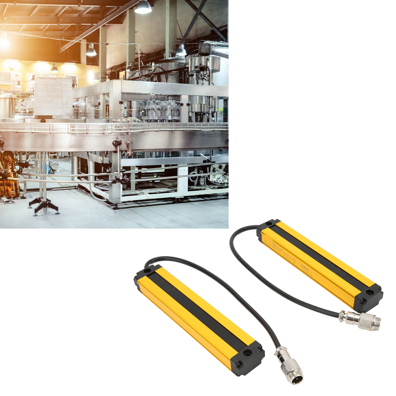 Berm/bem0620-c-100nb Sicherheitslichtvorhang Mit Infrarot-durchlichtdetektor, Strahlabstand: 20 Mm