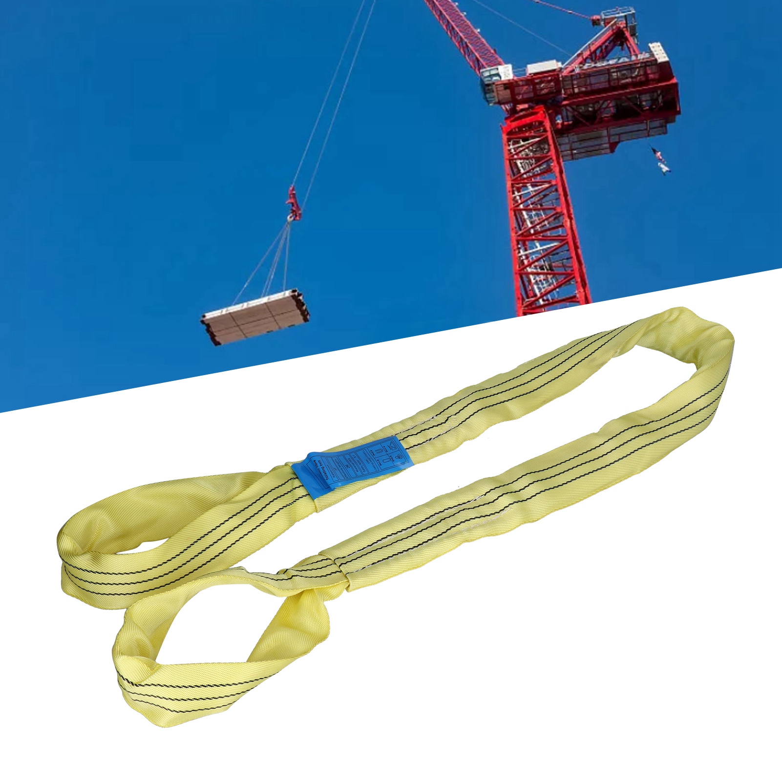 3t Doppelschlaufen-flexibles Aufhängeband, 3 M