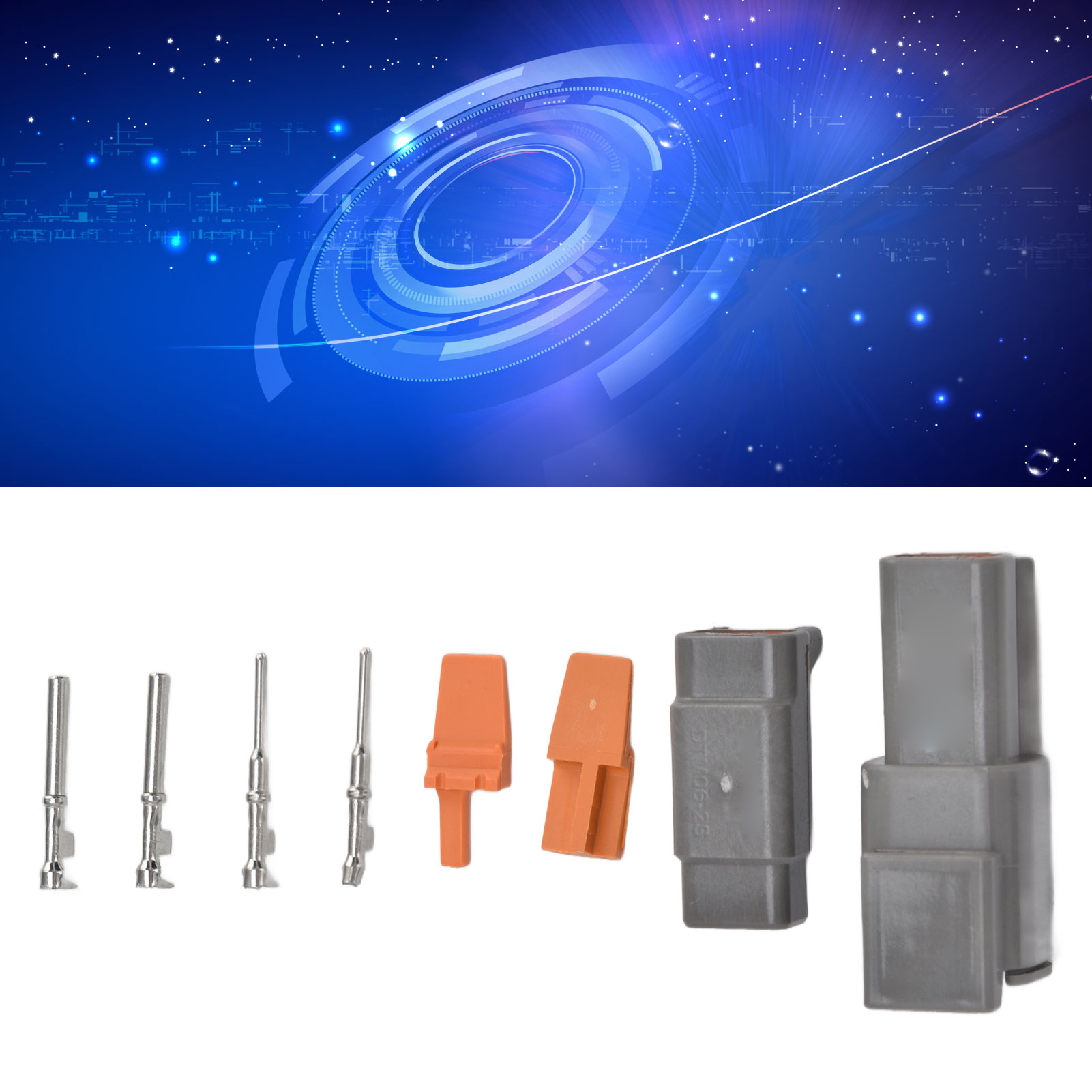 5 Sets Pro Einheit, Wasserdichter 2-loch-dtm-steckverbinder